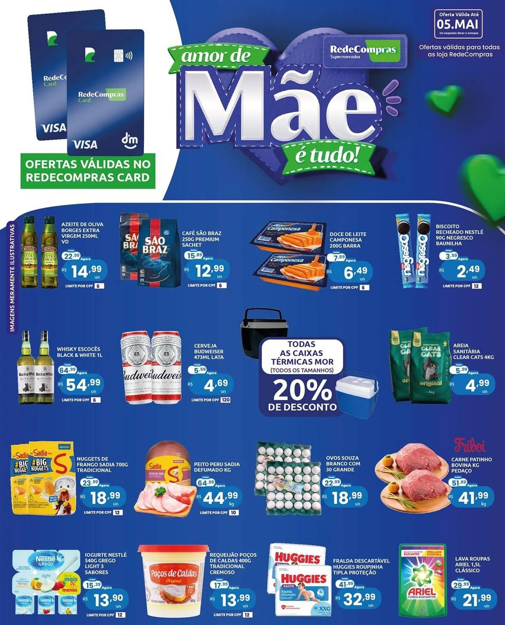 Encarte de Encarte Rede Compras 4 de maio até 5 de maio 2026 - Pagina 1