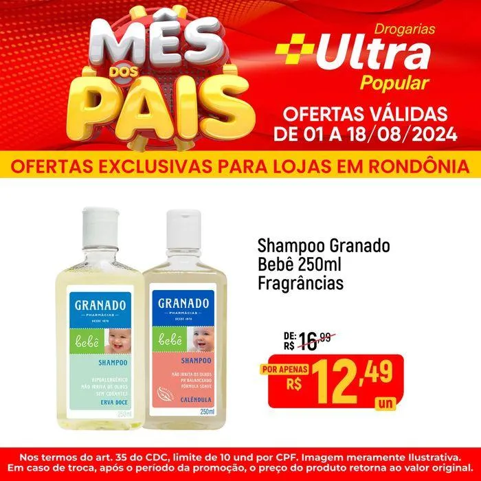 Encarte de Encarte Drogarias Ultra Popular 13 de agosto até 18 de agosto 2024 - Pagina 2