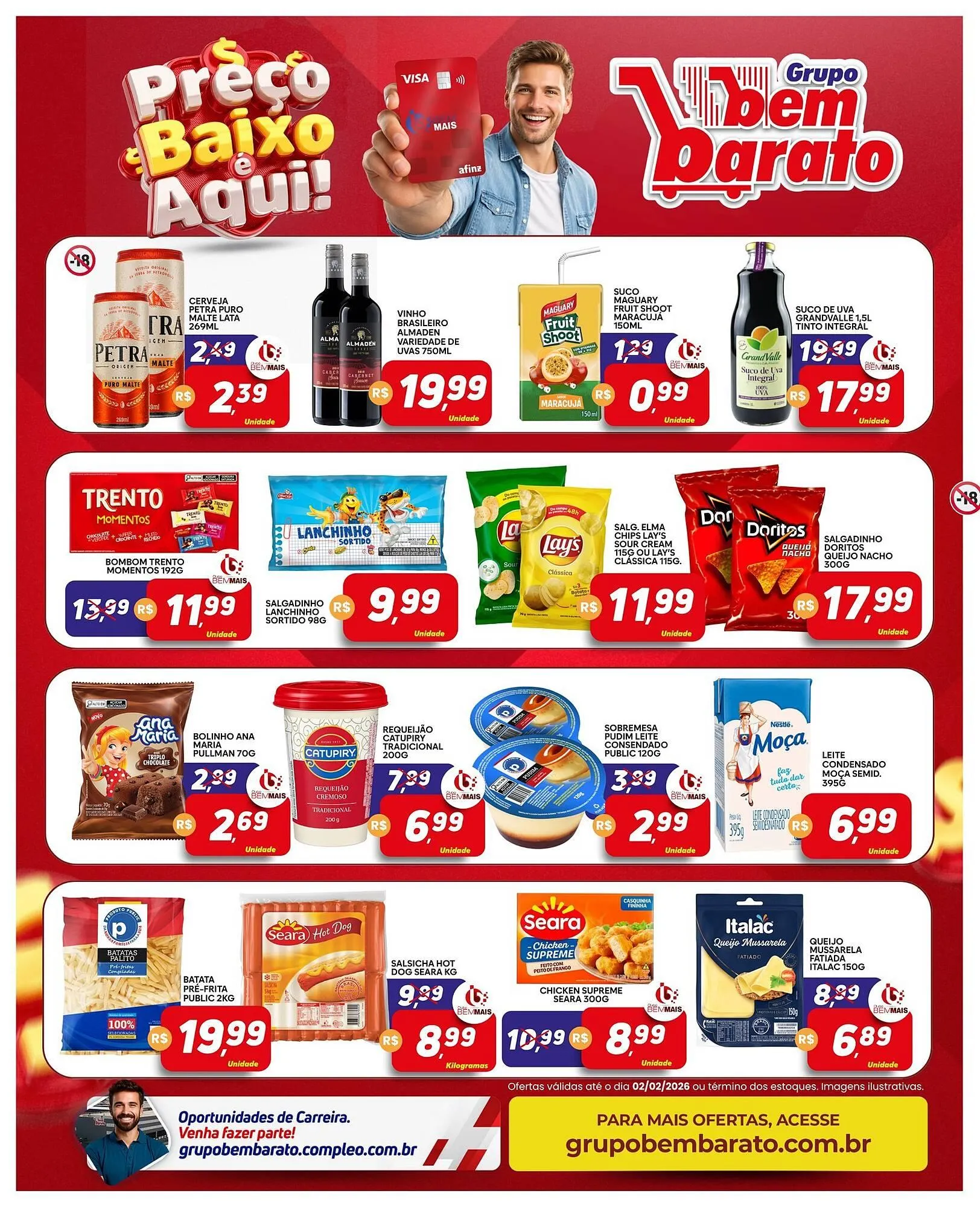 Encarte de Catálogo Supermercado Bem Barato 27 de janeiro até 2 de fevereiro 2026 - Pagina 2
