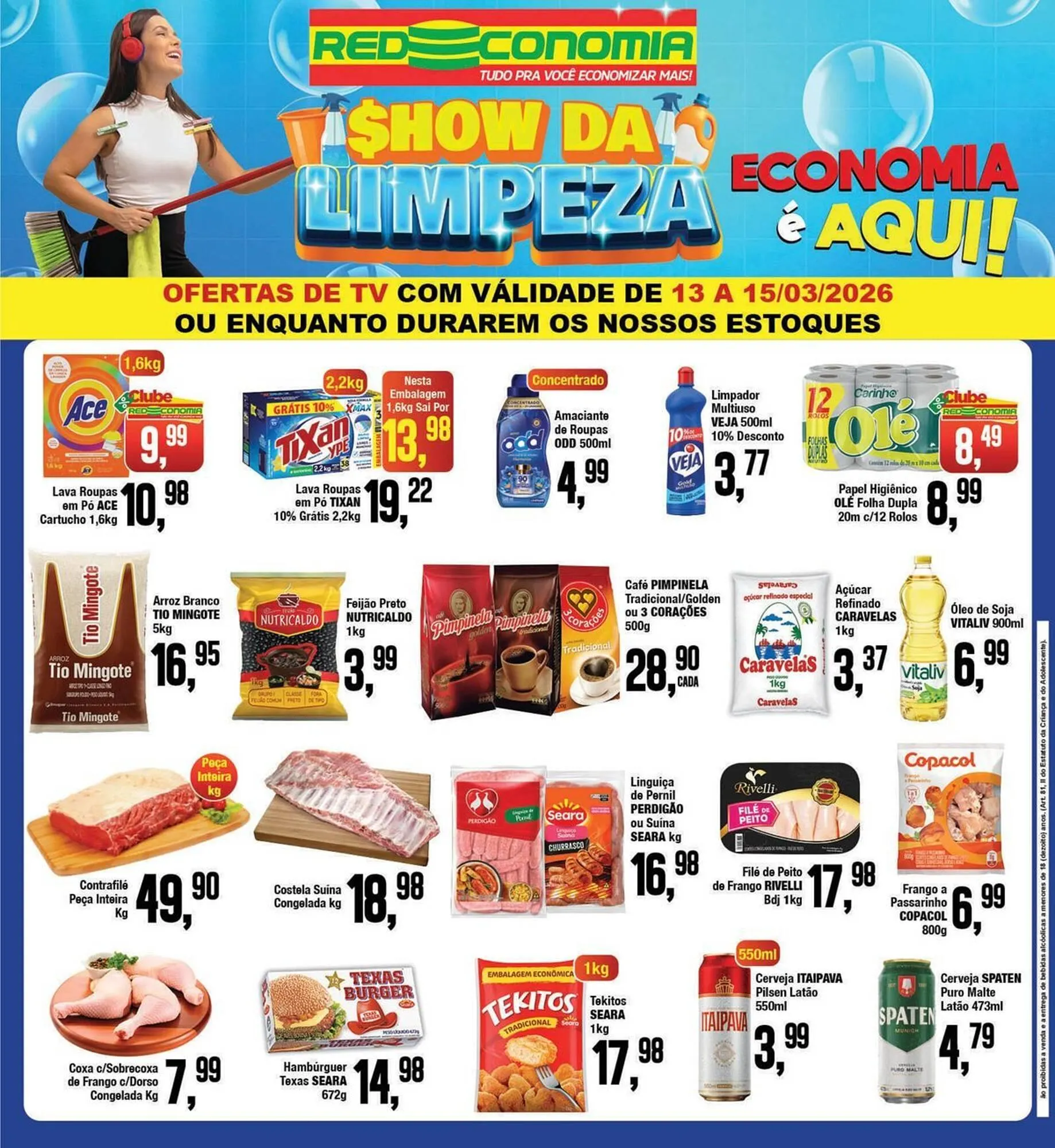 Encarte de Encarte Rede Economia 13 de março até 15 de março 2026 - Pagina 1