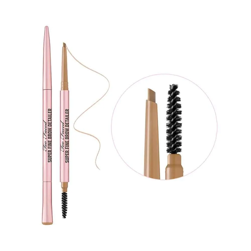Lápis de Sobrancelha Too Faced Super Fine Brow Detailer Soft Brown