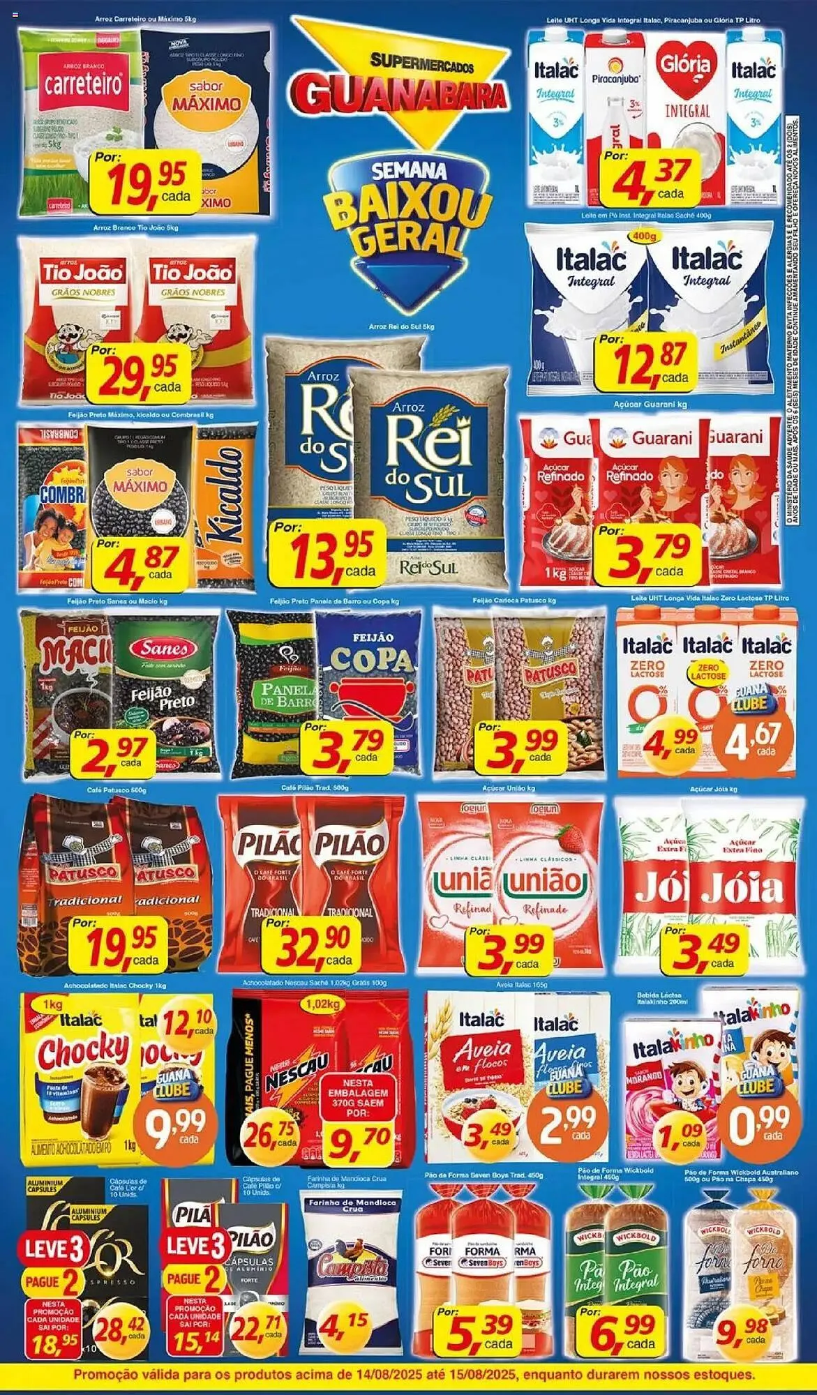 Encarte de Catálogo Supermercados Guanabara 14 de agosto até 15 de agosto 2025 - Pagina 2