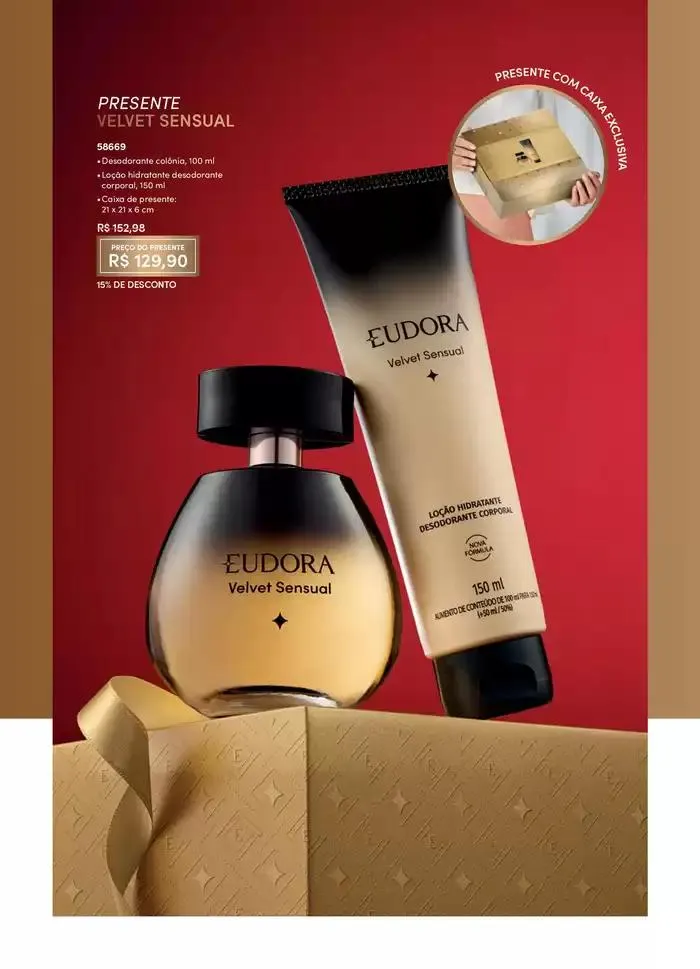 Encarte de Natal Eudora 31 de outubro até 30 de novembro 2024 - Pagina 18