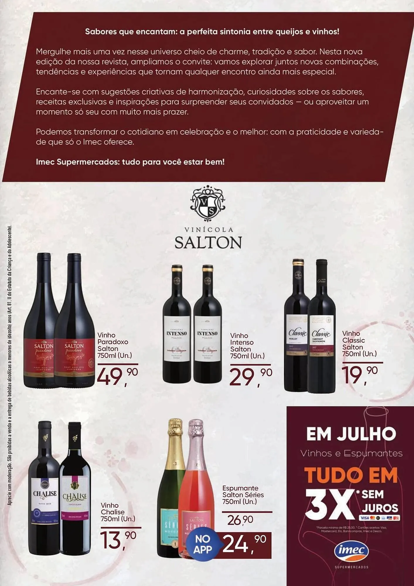 Encarte de Catálogo Imec Supermercados 3 de julho até 31 de julho 2025 - Pagina 2