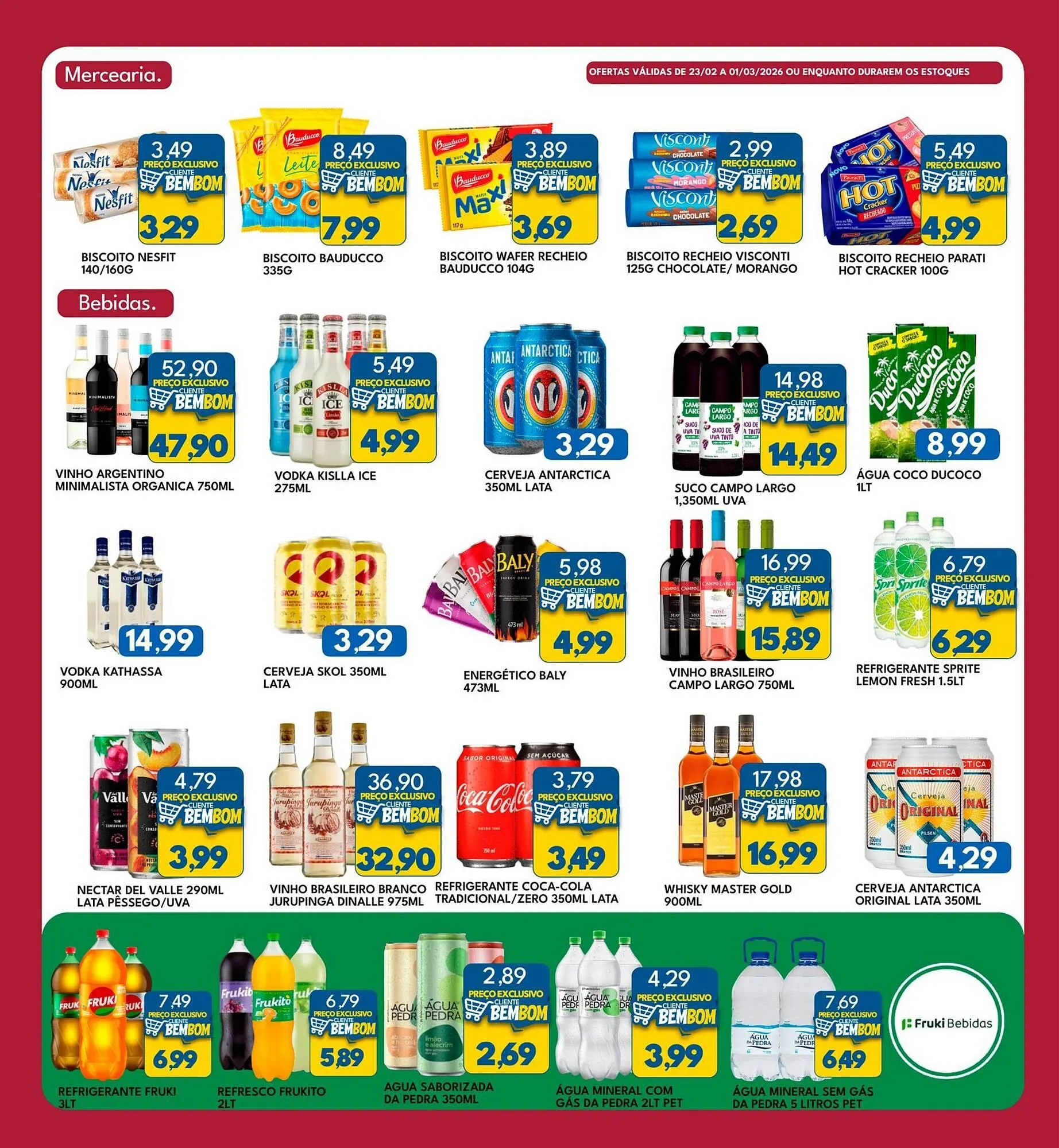 Encarte de Catálogo Rancho Bom Supermercados 23 de fevereiro até 1 de março 2026 - Pagina 3