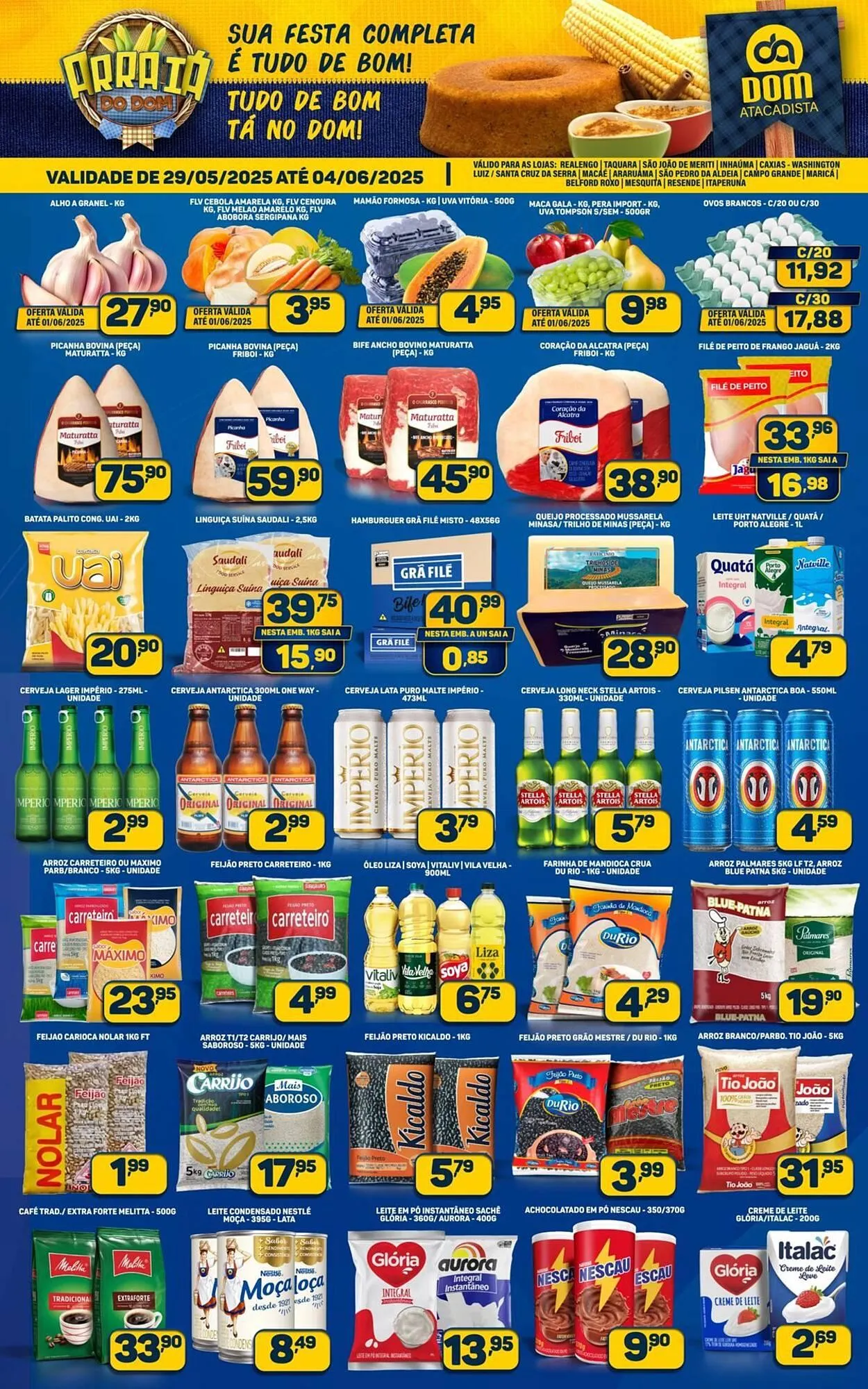 Encarte de Catálogo Dom Atacadista 30 de maio até 5 de junho 2025 - Pagina 1