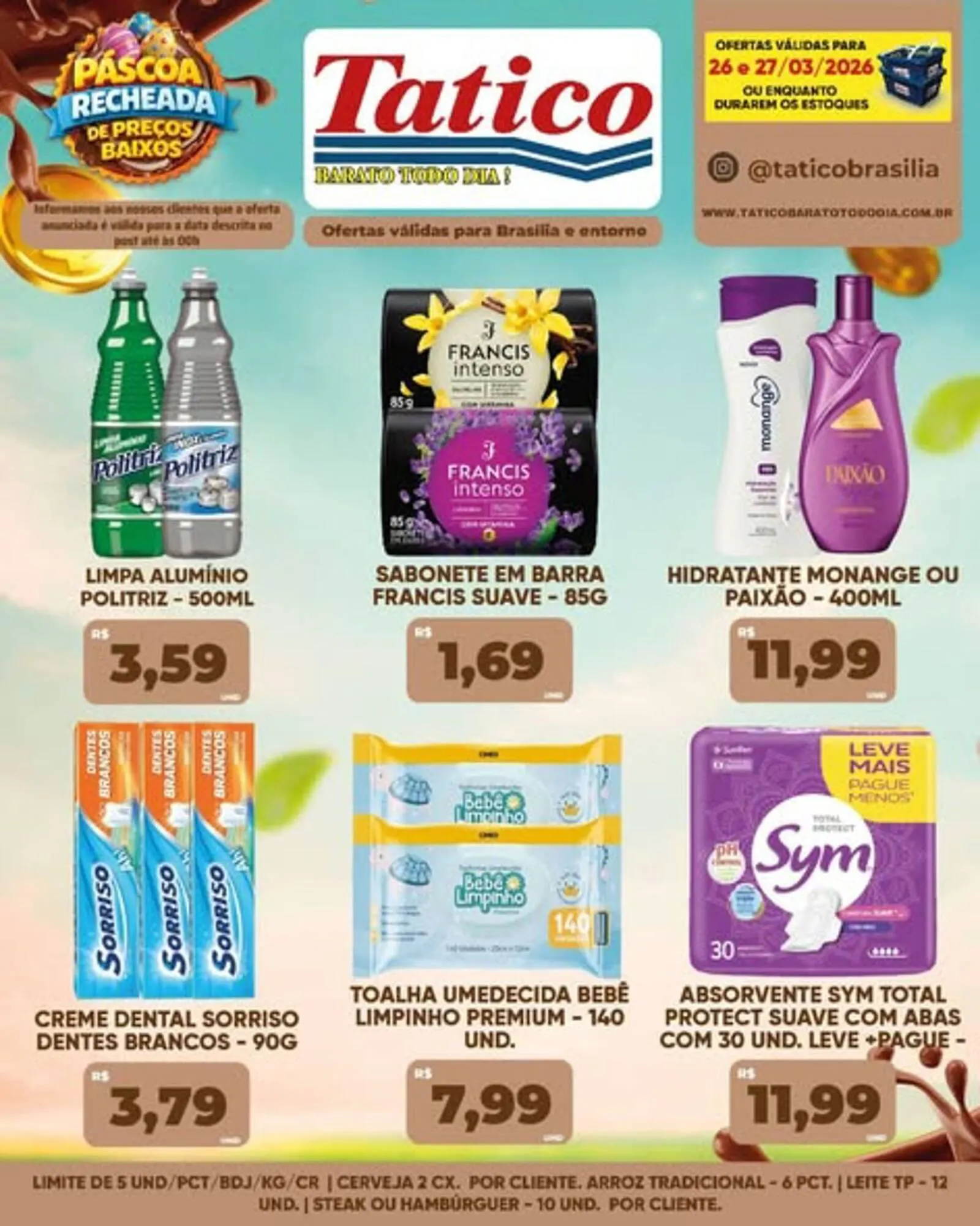 Encarte de Tabloide Tatico 26 de março até 27 de março 2026 - Pagina 1