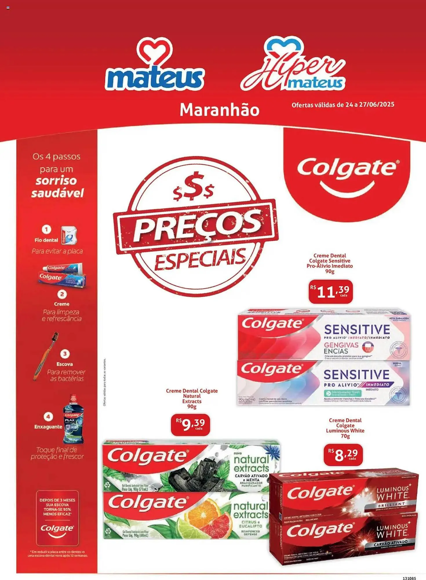 Encarte de Catálogo Supermercados Mateus 24 de junho até 27 de junho 2025 - Pagina 1