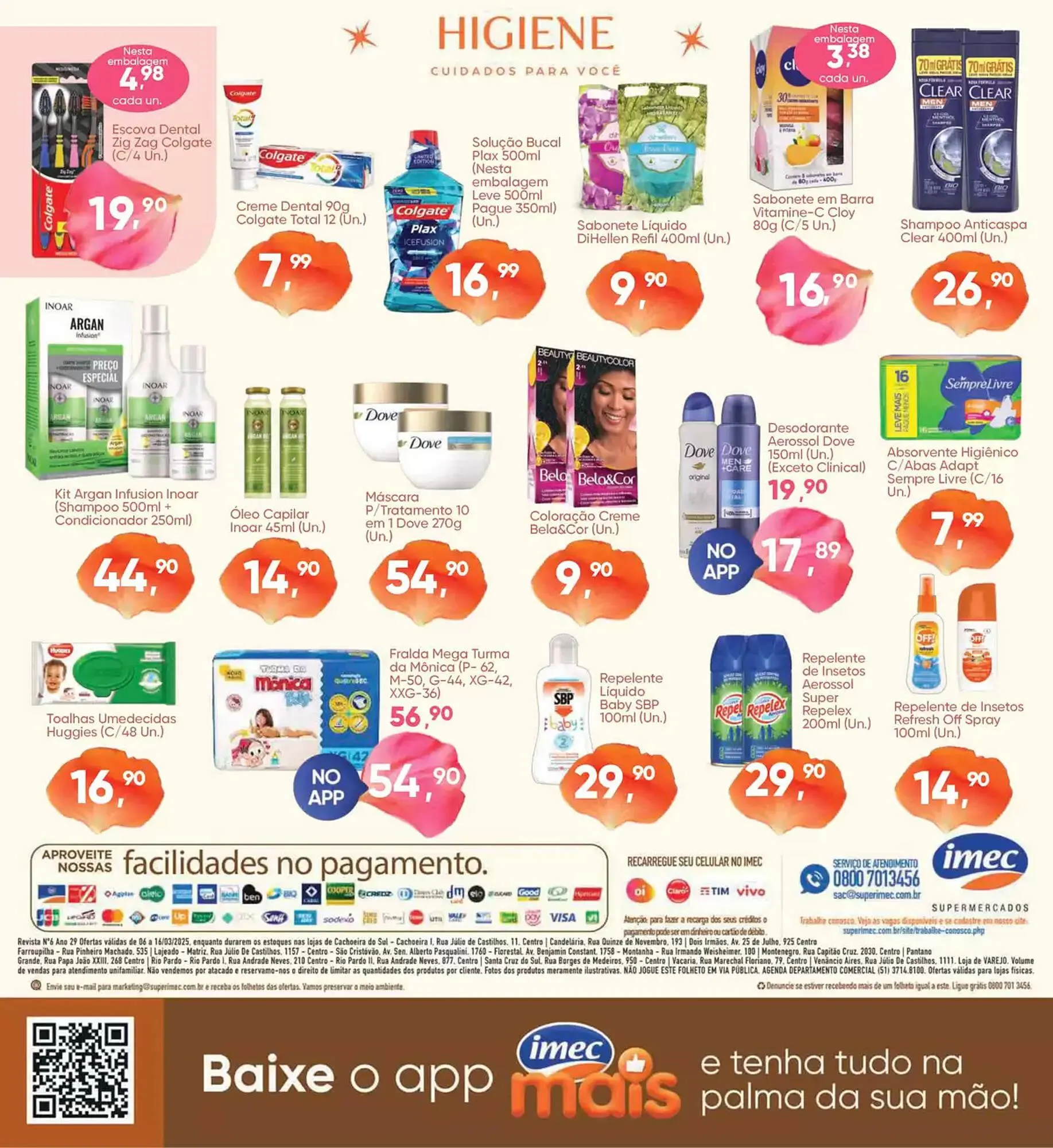 Encarte de Catálogo Imec Supermercados 7 de março até 16 de março 2025 - Pagina 16