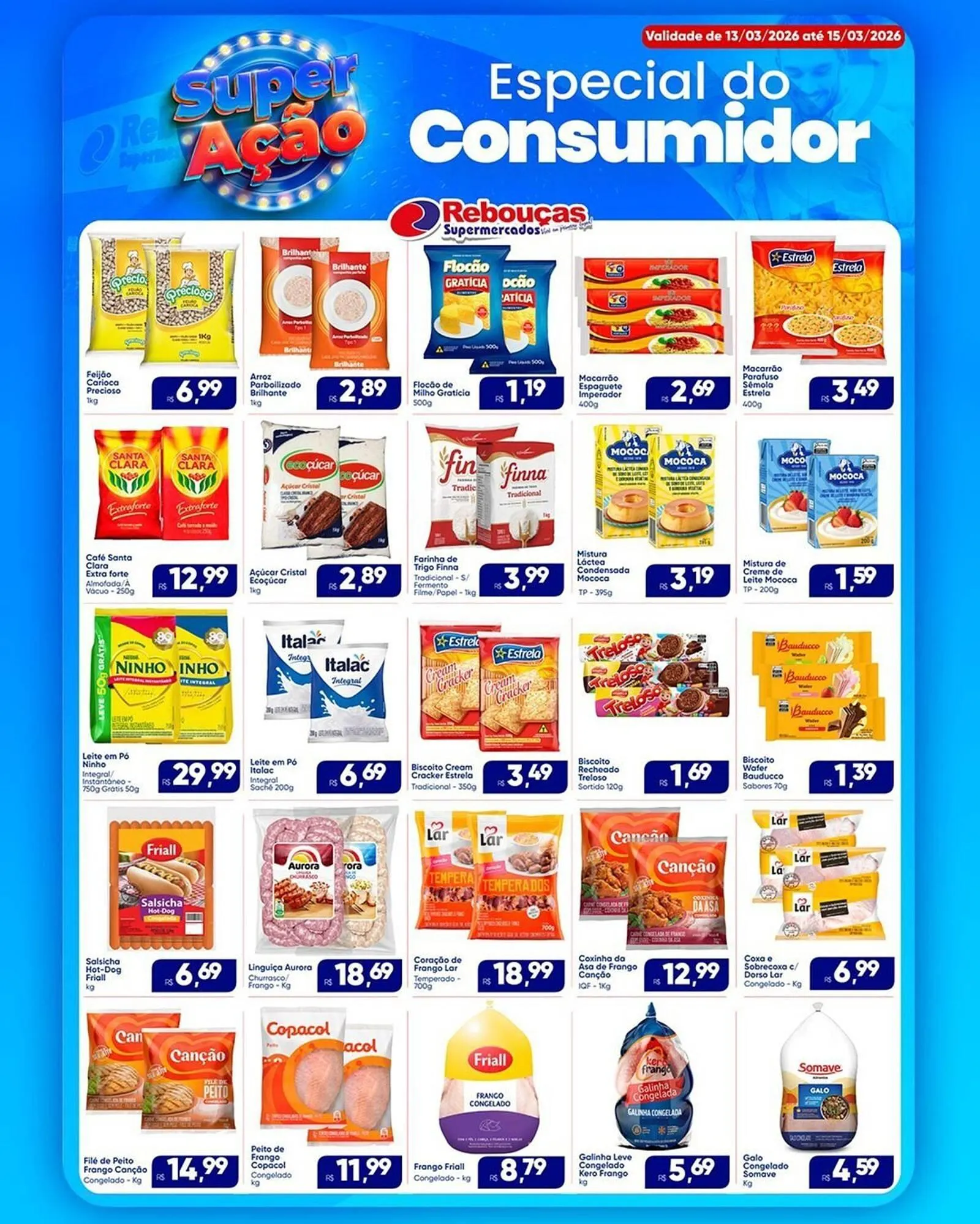 Encarte de Catálogo Rebouças Supermercados 13 de março até 15 de março 2026 - Pagina 2