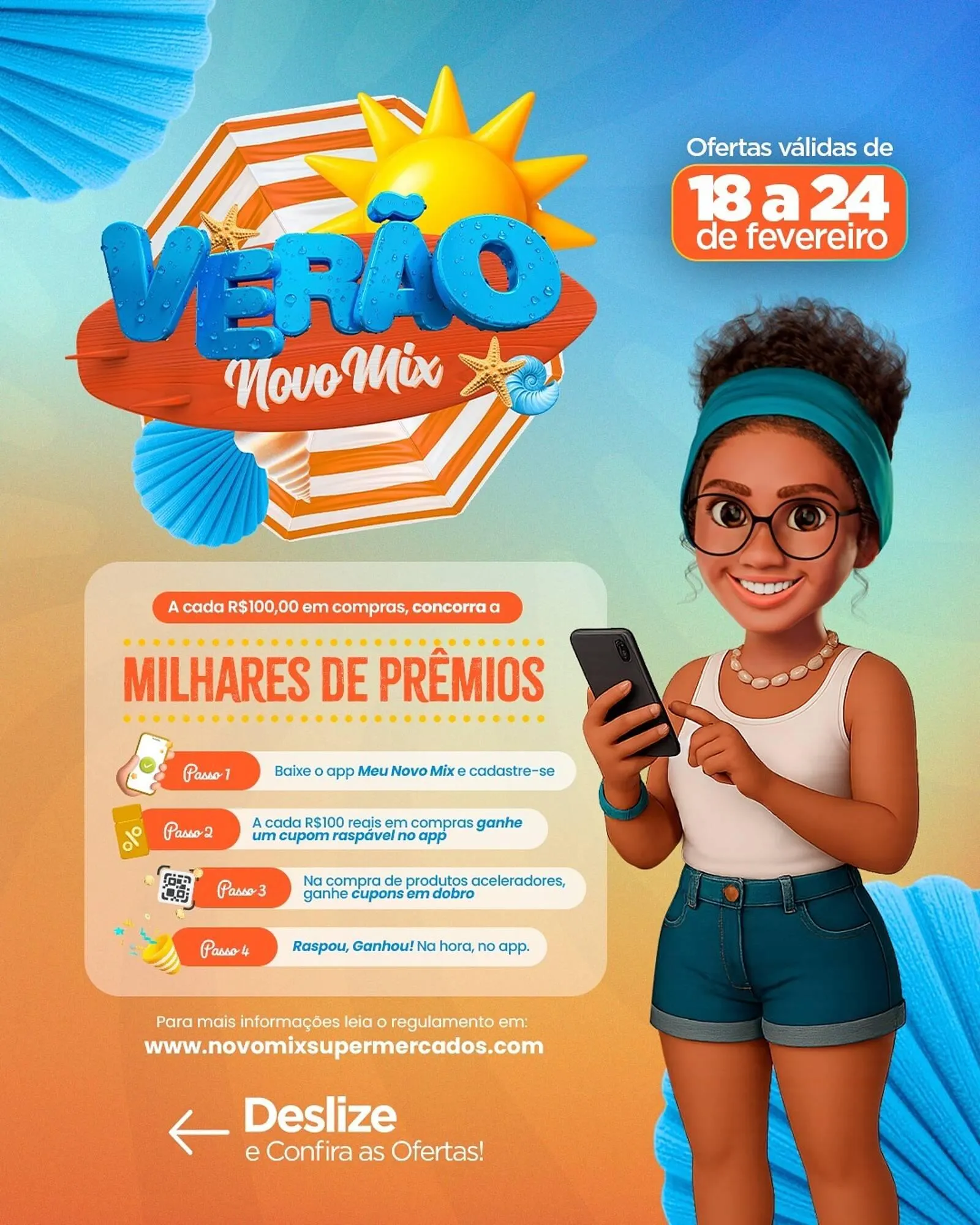 Encarte de Encarte Novo Mix 18 de fevereiro até 24 de fevereiro 2026 - Pagina 1