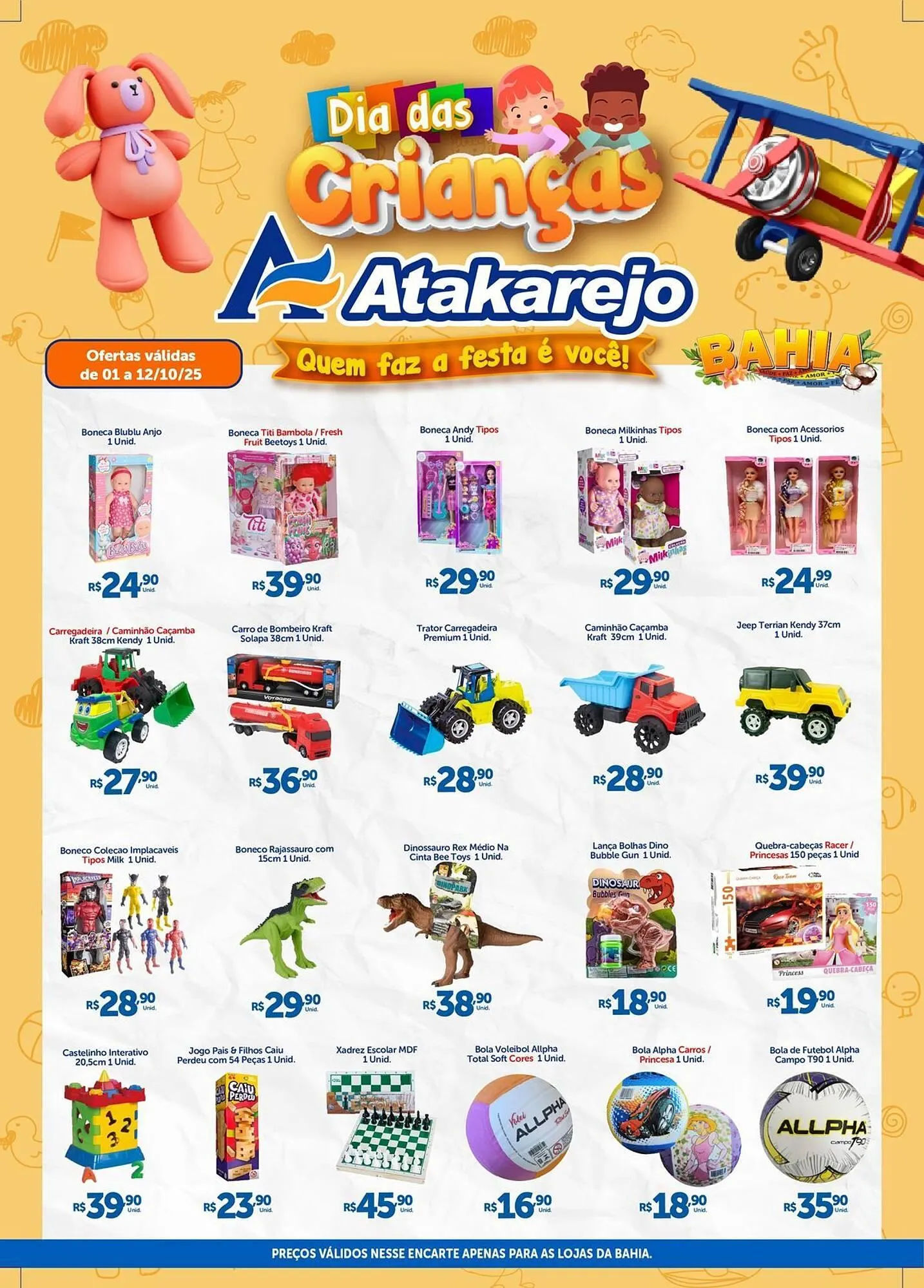 Encarte de Encarte Atakarejo 8 de outubro até 12 de outubro 2025 - Pagina 1