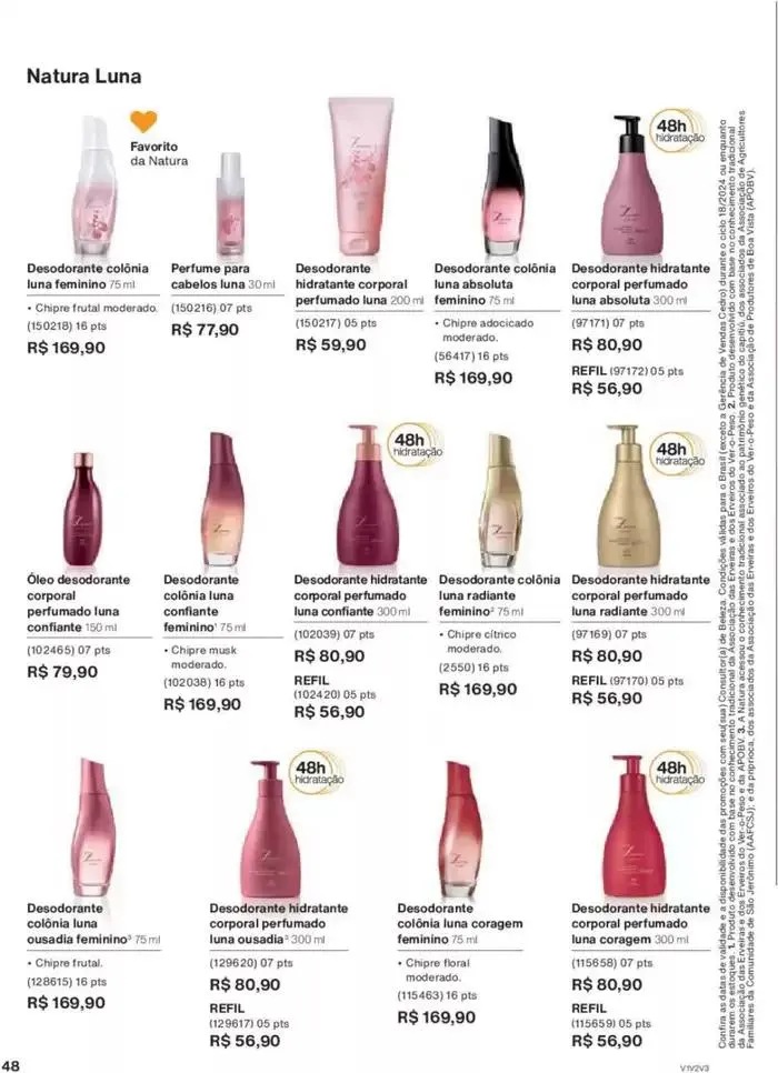 Encarte de Revista Natura Ciclo 18 11 de novembro até 31 de dezembro 2024 - Pagina 102