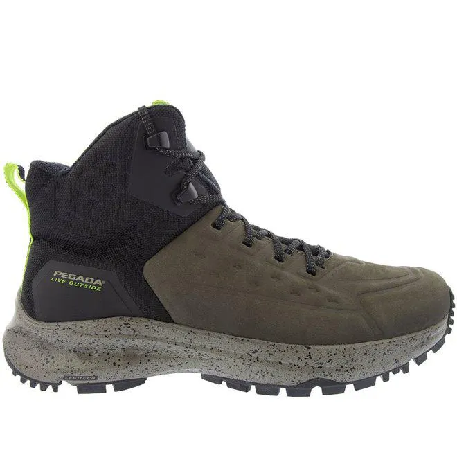 Bota Trekking Pegada Darkdune Tratorada Ilhós Nobuck Marrom