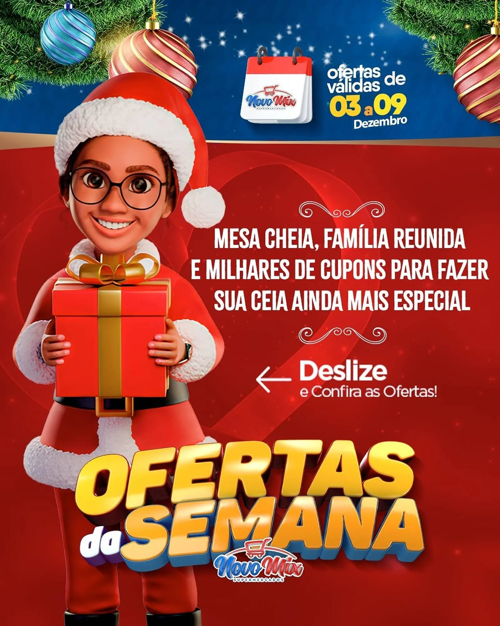 Encarte de Encarte Novo Mix 3 de dezembro até 9 de dezembro 2025 - Pagina 1