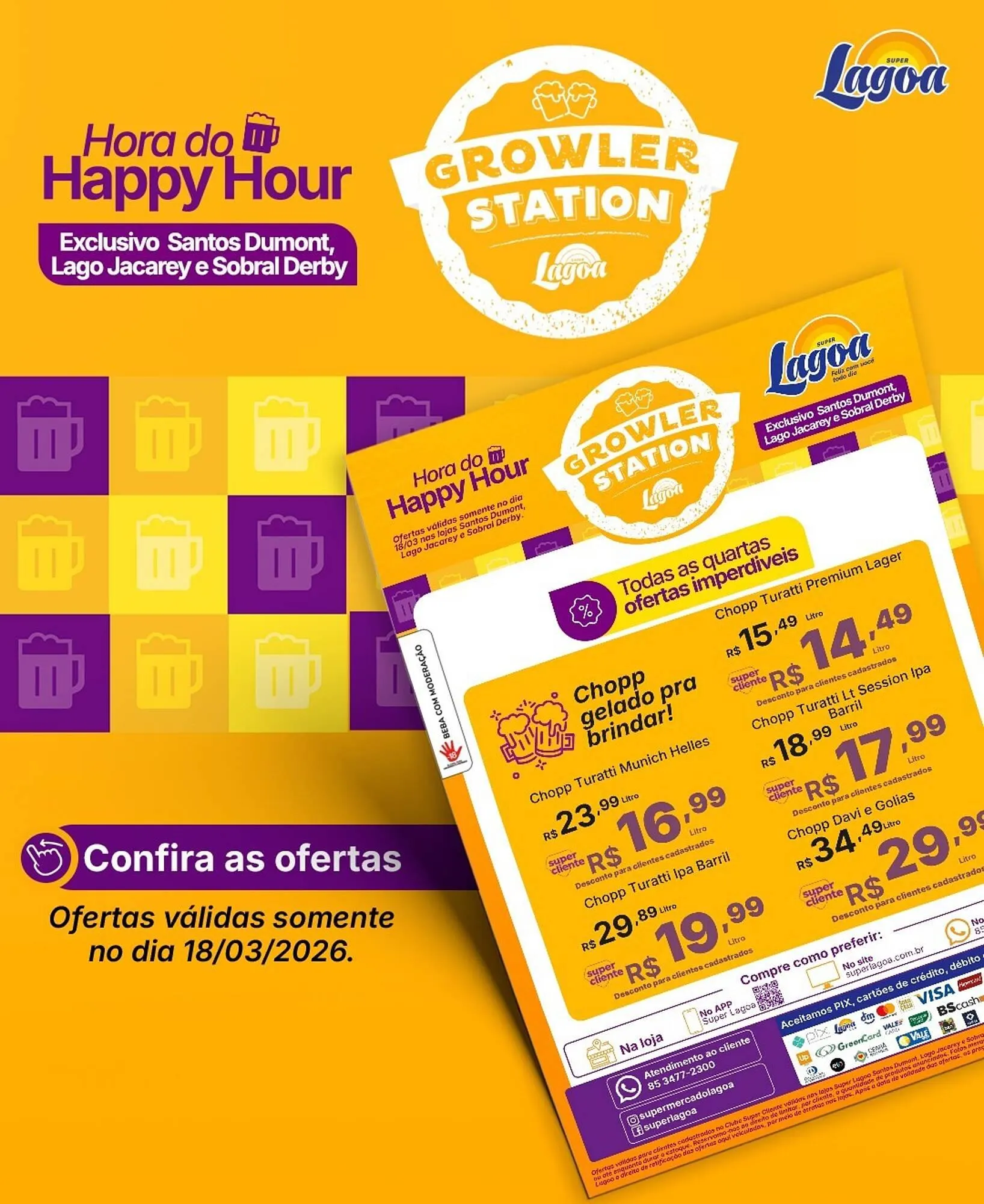 Encarte de Encarte Super Lagoa 17 de março até 18 de março 2026 - Pagina 1