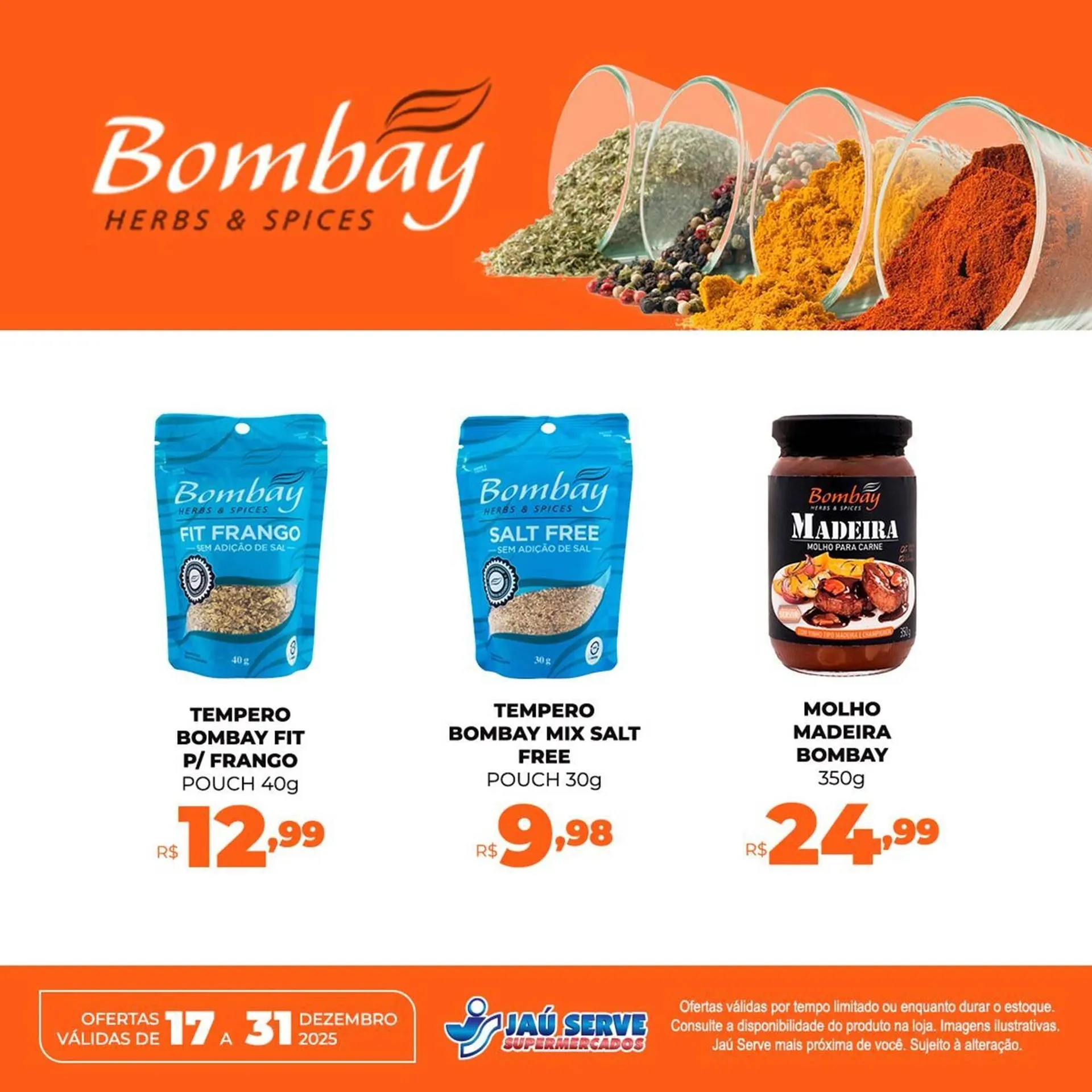 Encarte de Catálogo Supermercados Jau Serve 17 de dezembro até 31 de dezembro 2025 - Pagina 1