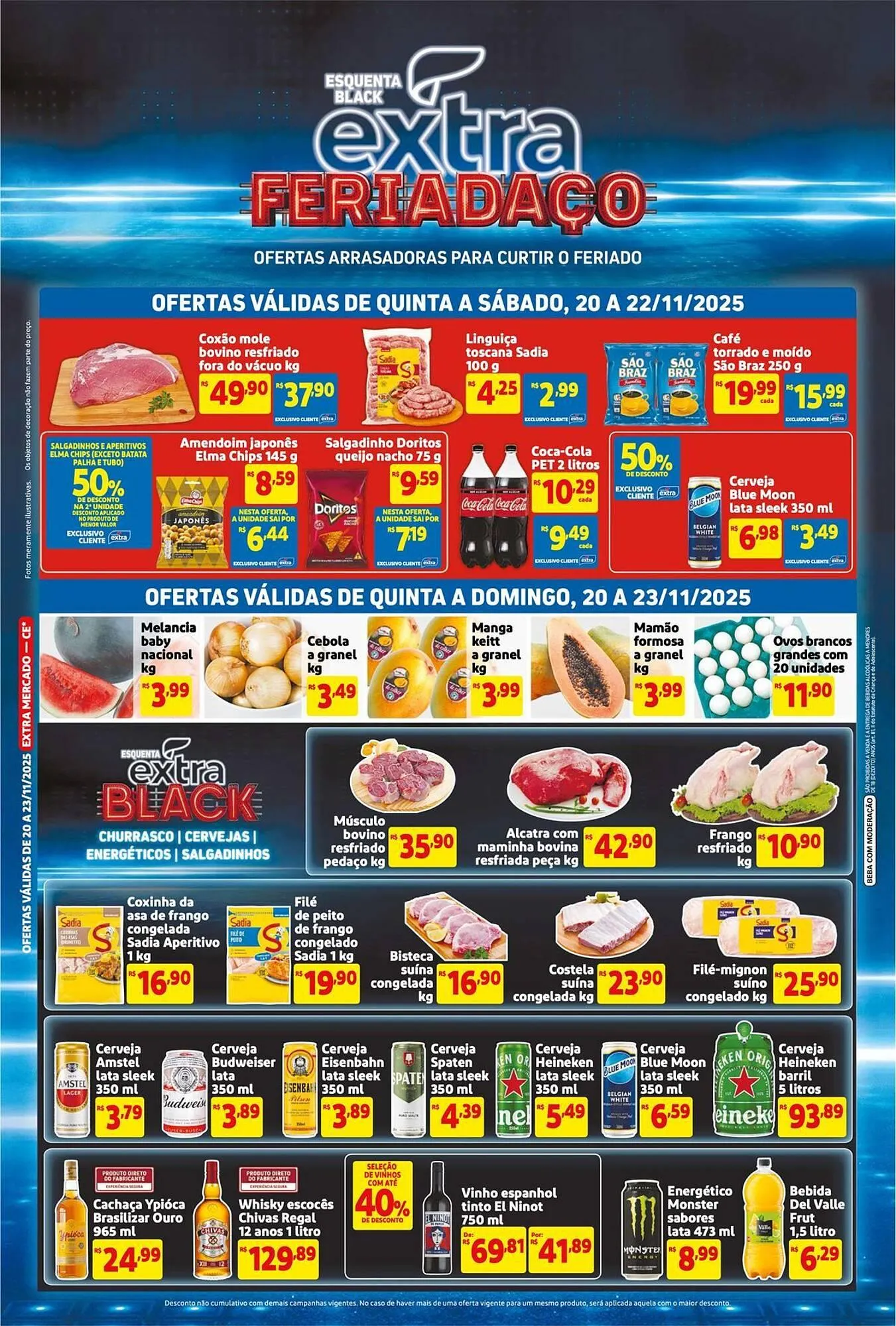 Encarte de Catálogo Extra 20 de novembro até 23 de novembro 2025 - Pagina 1