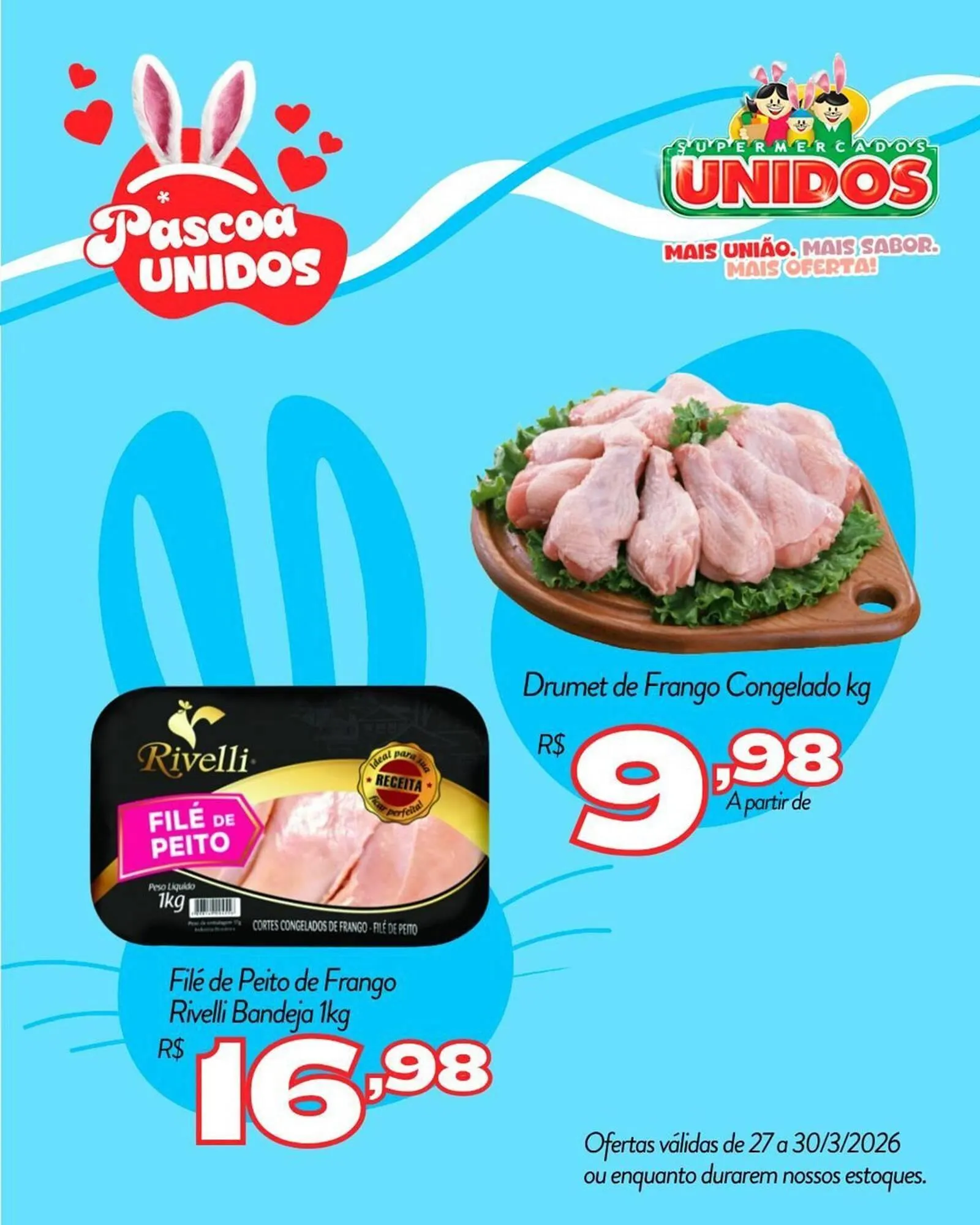 Encarte de Encarte Supermercados Unidos 27 de março até 30 de março 2026 - Pagina 1