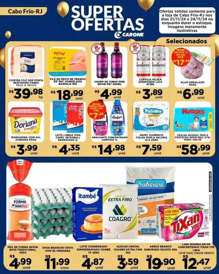 Encarte de Encarte Carone 25 de novembro até 1 de dezembro 2024 - Pagina 7