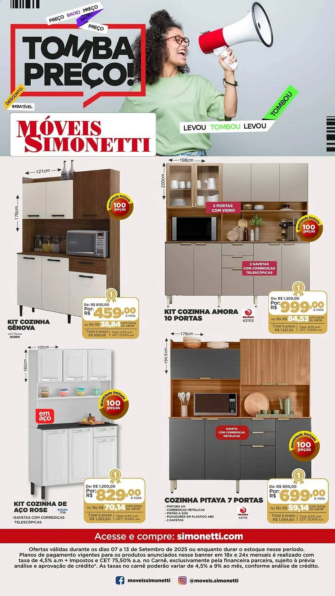 Encarte de Catálogo Móveis Simonetti 8 de setembro até 13 de setembro 2025 - Pagina 11