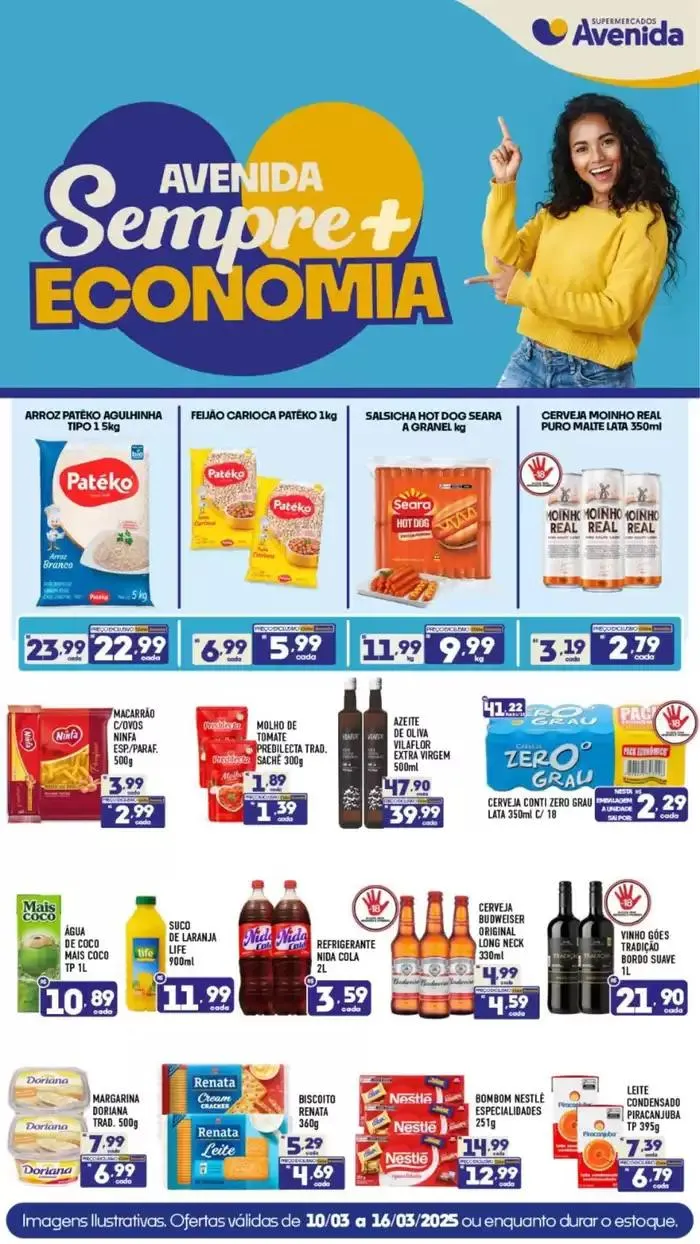 Encarte de Ótima oferta para todos os clientes 10 de março até 16 de março 2025 - Pagina 1