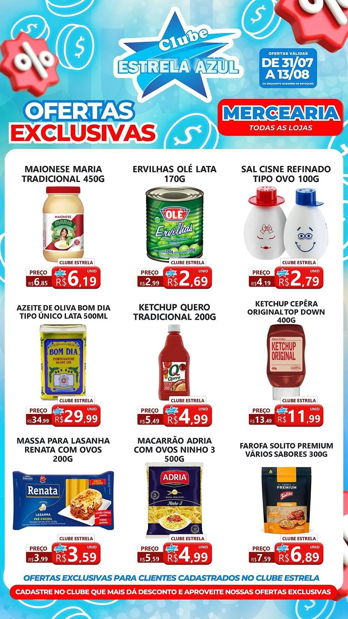 Encarte de Catálogo Supermercado Estrela Azul 31 de julho até 13 de agosto 2025 - Pagina 2