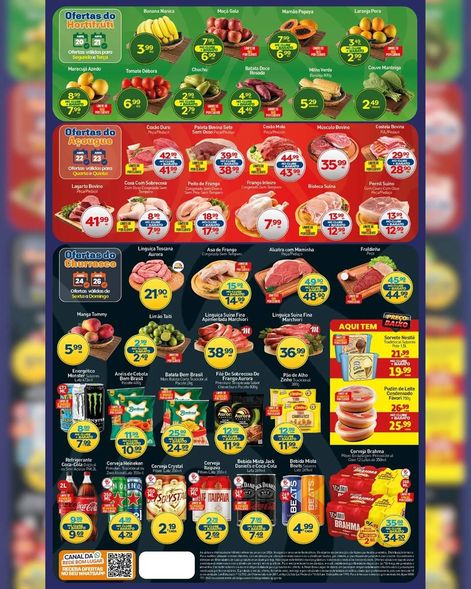 Encarte de Folheto Rede Bom Lugar 20 de abril até 26 de abril 2026 - Pagina 5