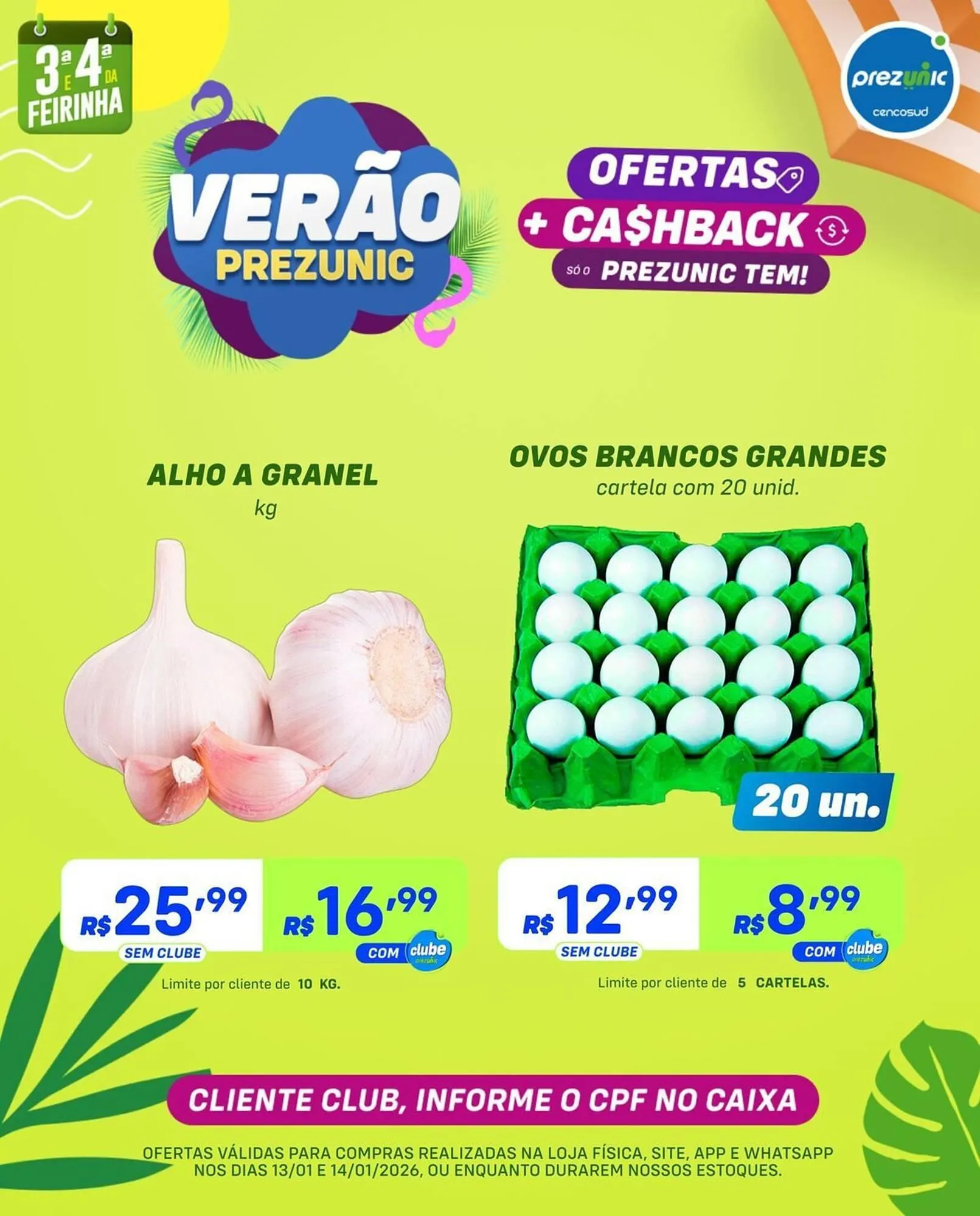 Encarte de Encarte Prezunic 13 de janeiro até 14 de janeiro 2026 - Pagina 1