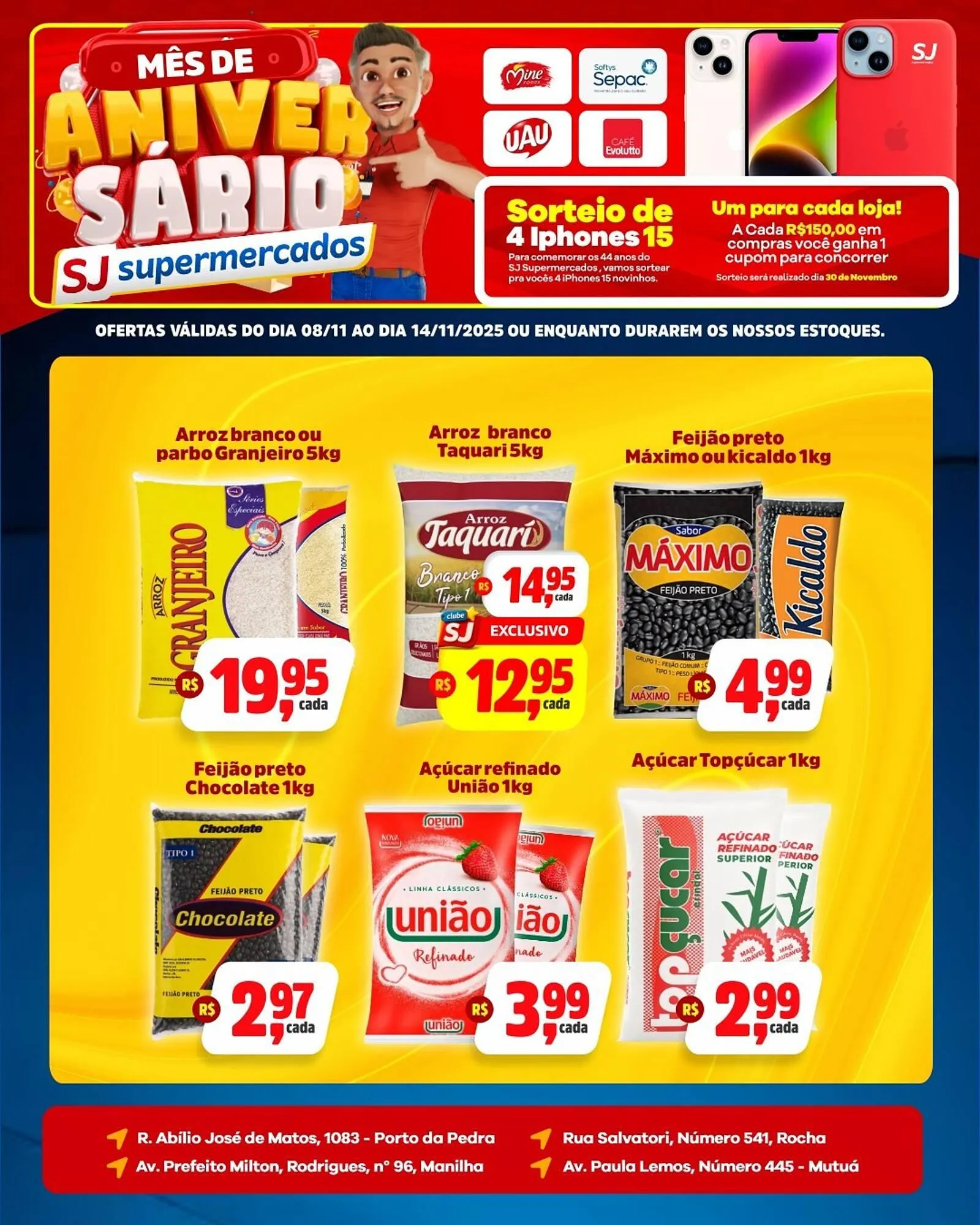 Encarte de Encarte Sj Supermercados 8 de novembro até 14 de novembro 2025 - Pagina 2