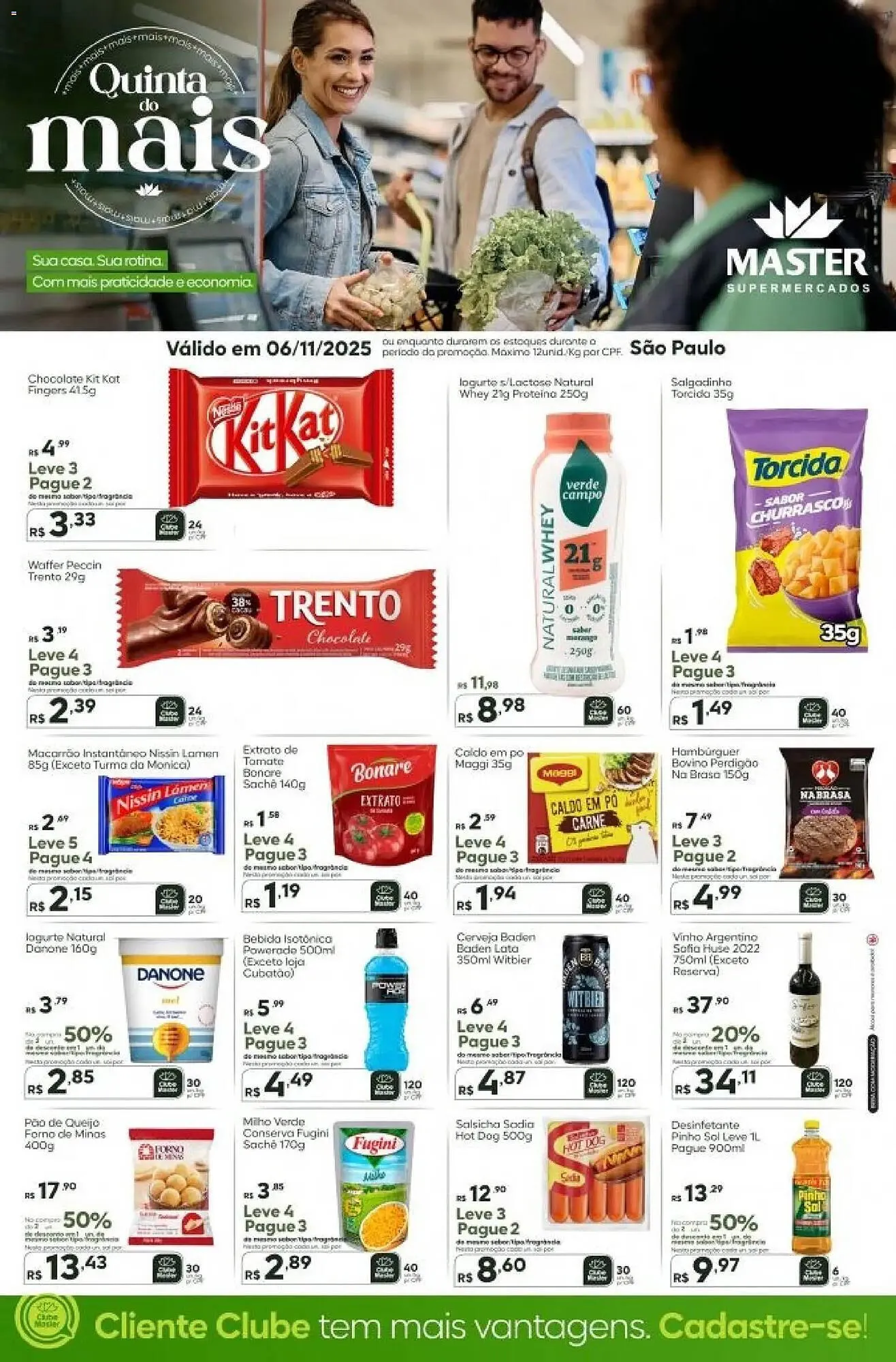 Encarte de Folheto Master Supermercados 6 de novembro até 7 de novembro 2025 - Pagina 1