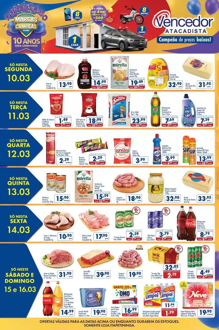 Encarte de Ampla seleção de ofertas 10 de março até 16 de março 2025 - Pagina 1