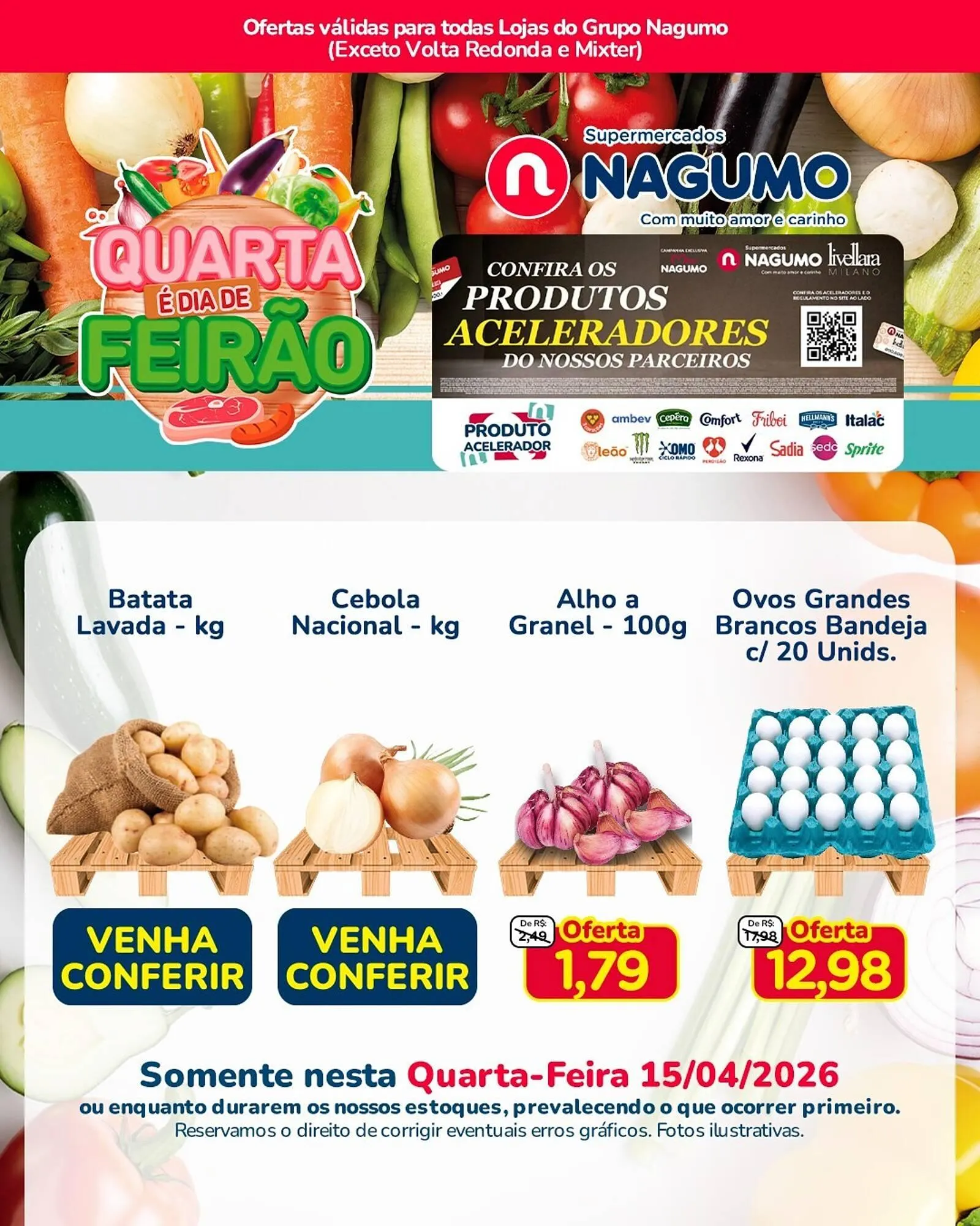 Encarte de Folheto Nagumo 15 de abril até 15 de abril 2026 - Pagina 1