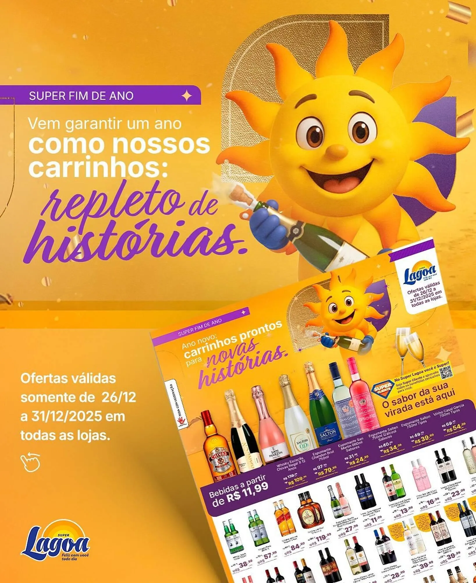 Encarte de Encarte Super Lagoa 26 de dezembro até 31 de dezembro 2025 - Pagina 1