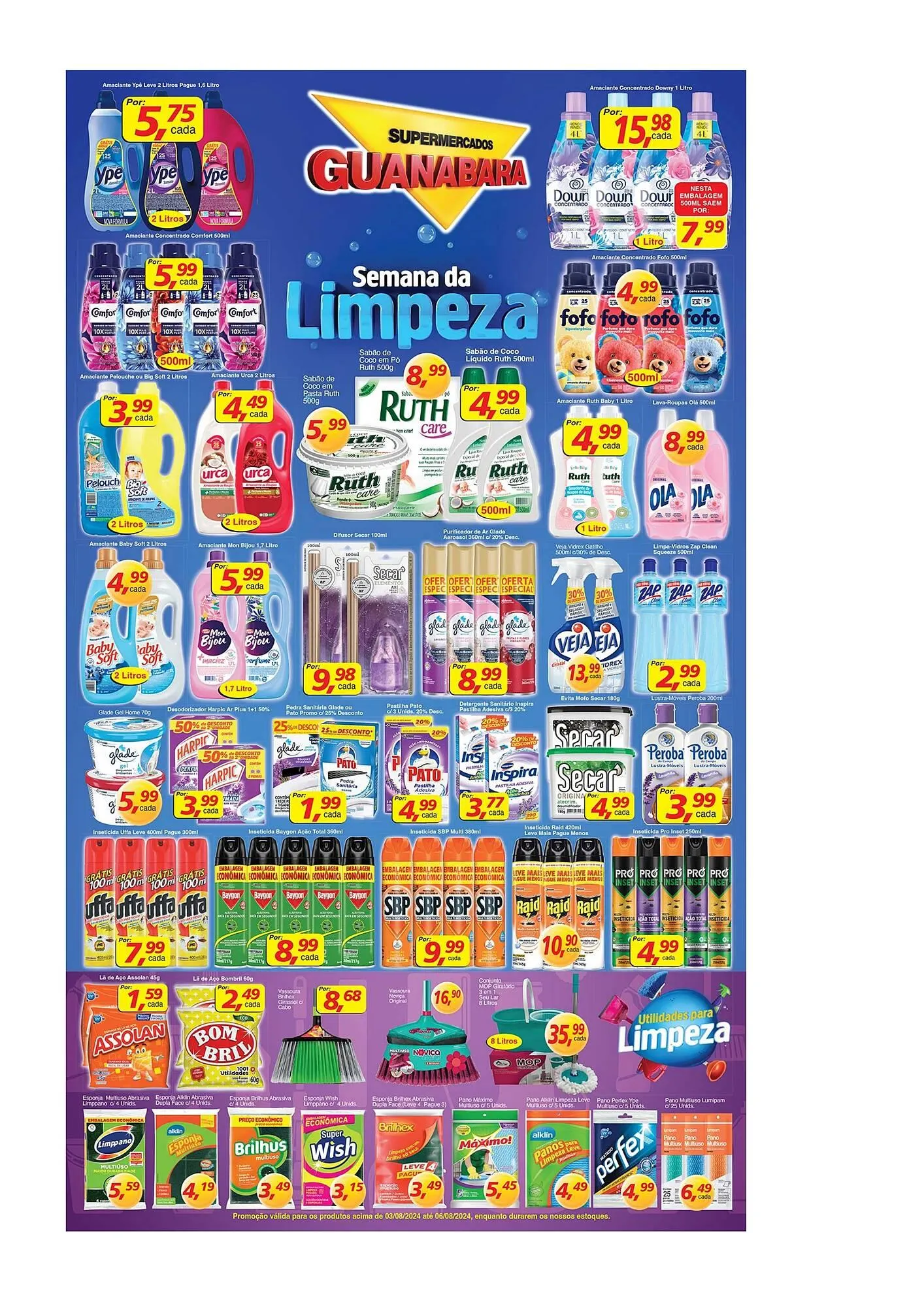 Encarte de Catálogo Supermercados Guanabara 3 de agosto até 6 de agosto 2024 - Pagina 4