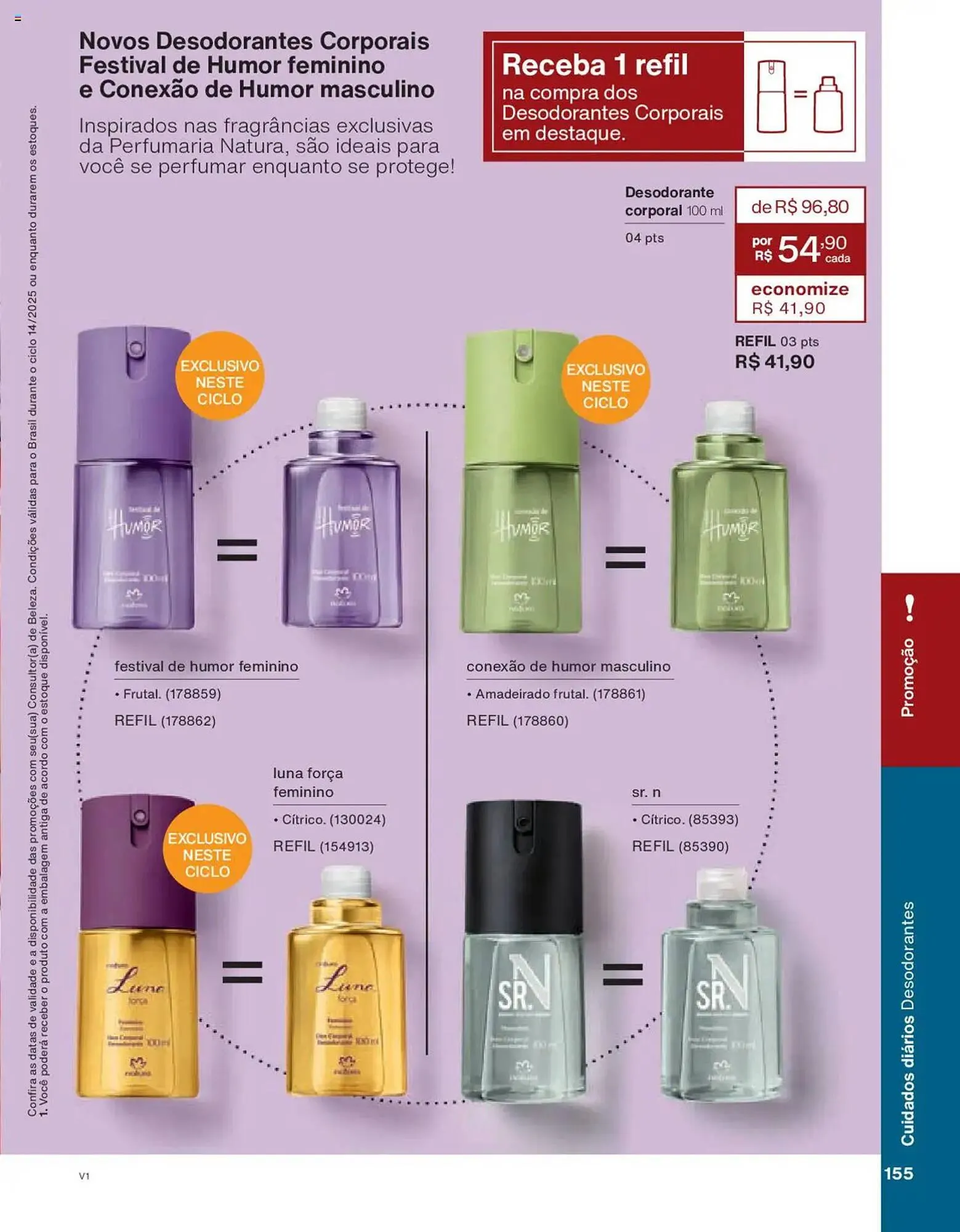 Encarte de Catálogo Natura 18 de agosto até 9 de setembro 2025 - Pagina 155