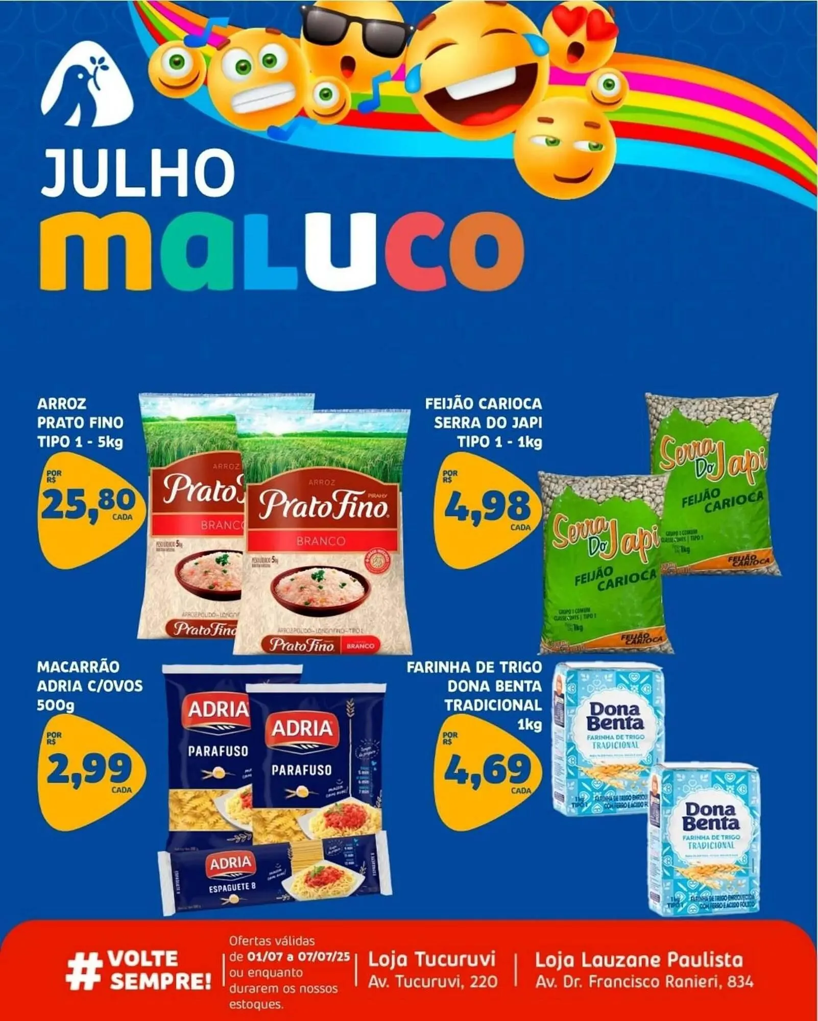 Encarte de Catálogo Trimais Supermercado 1 de julho até 7 de julho 2025 - Pagina 1