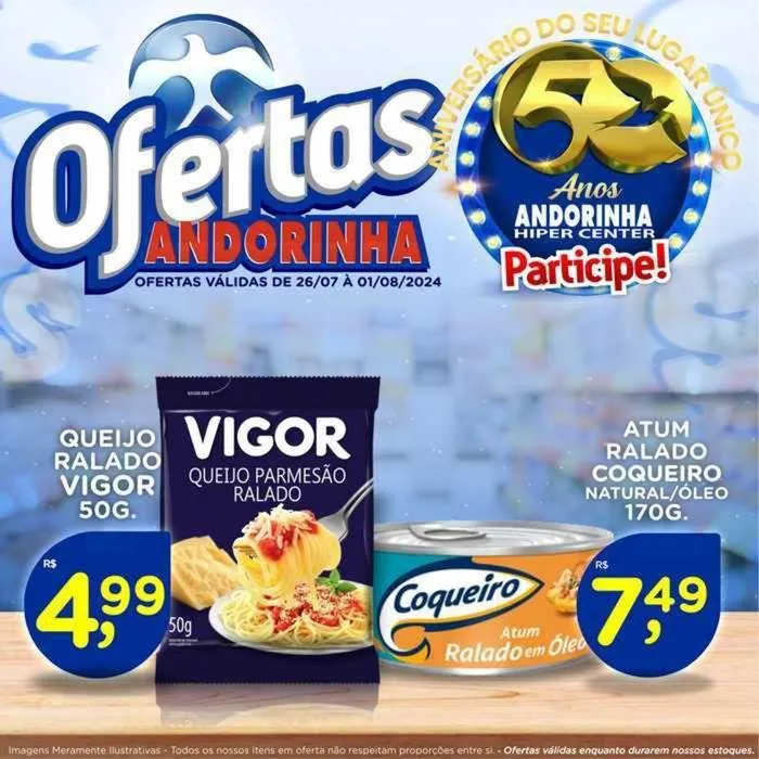 Encarte de Andorinha Hipermercado OFERTAS 26 de julho até 1 de agosto 2024 - Pagina 2
