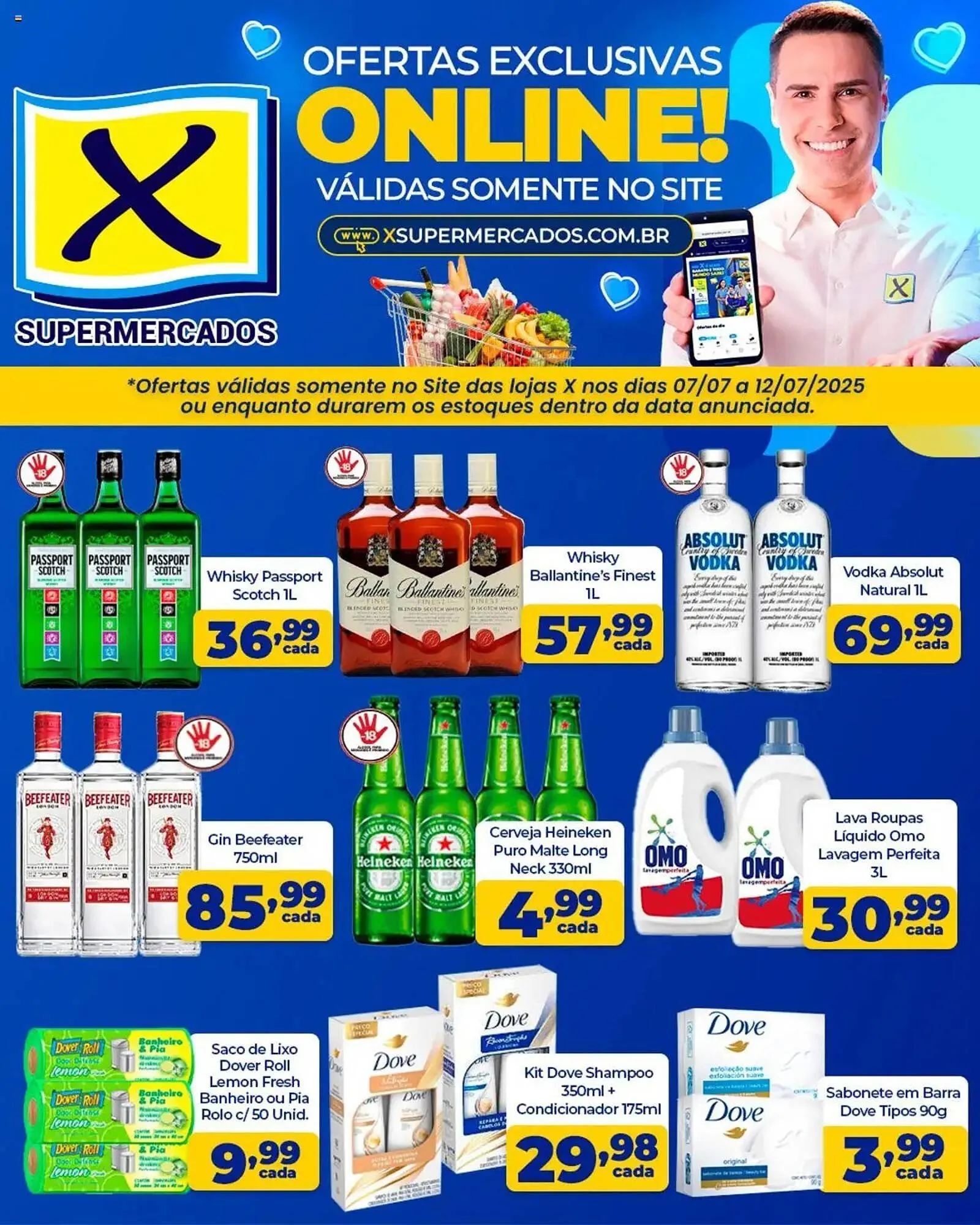 Encarte de Catálogo X Supermercados 7 de julho até 13 de julho 2025 - Pagina 2