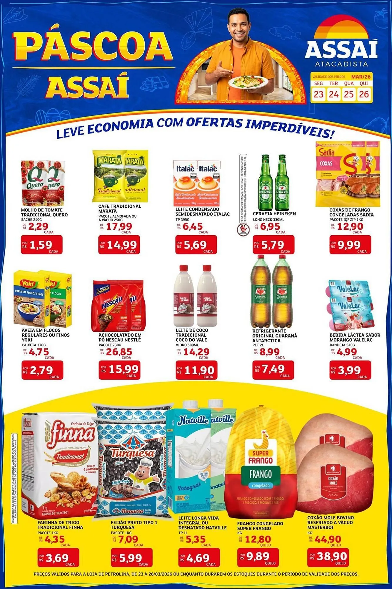 Encarte de Encarte Assaí Atacadista 23 de março até 26 de março 2026 - Pagina 1