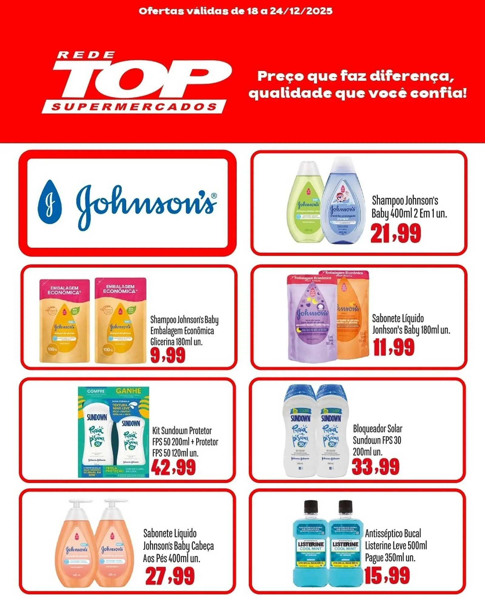 Encarte de Encarte Rede Top 18 de dezembro até 24 de dezembro 2025 - Pagina 1