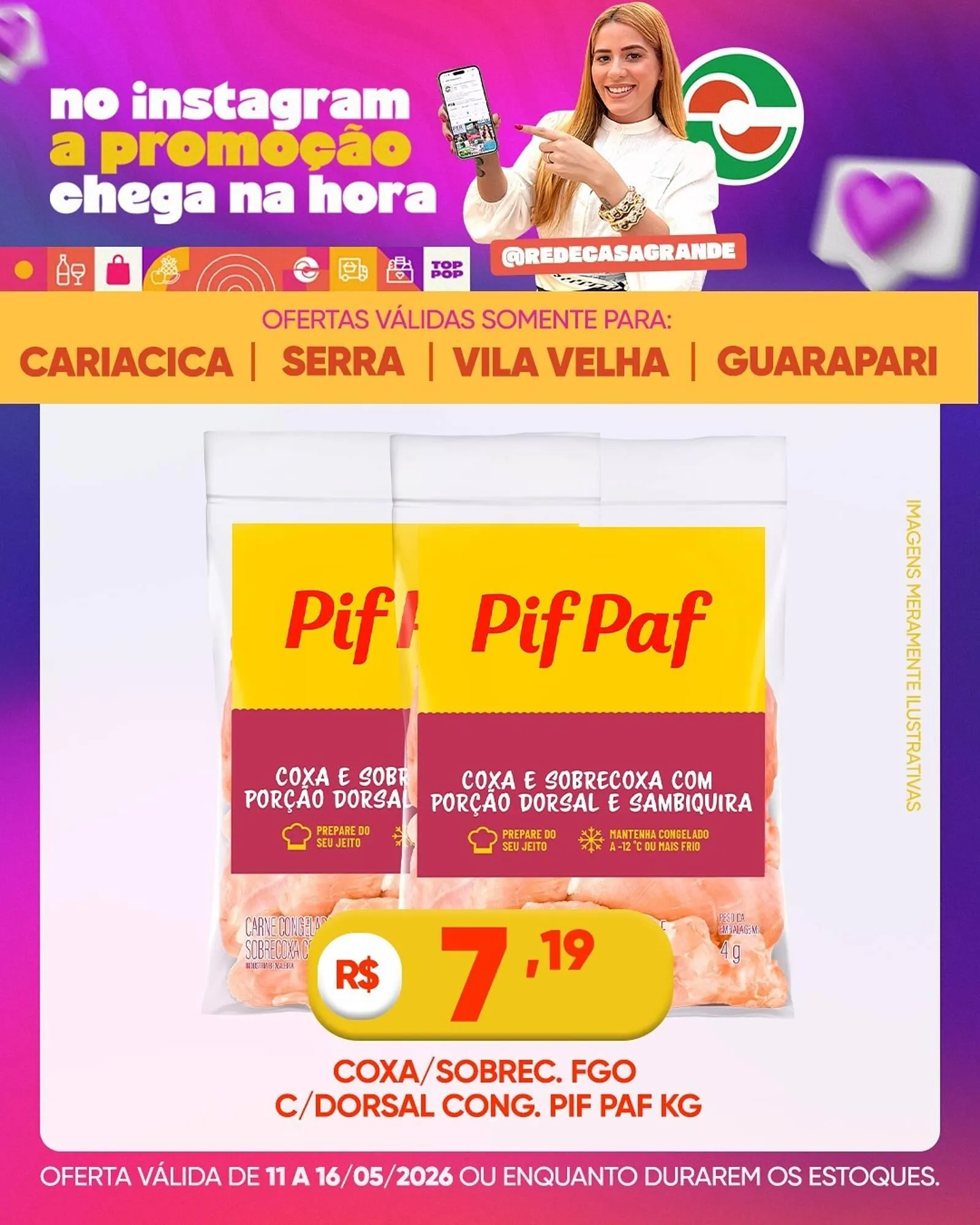 Encarte de Catálogo Casagrande Supermercados 11 de maio até 16 de maio 2026 - Pagina 1