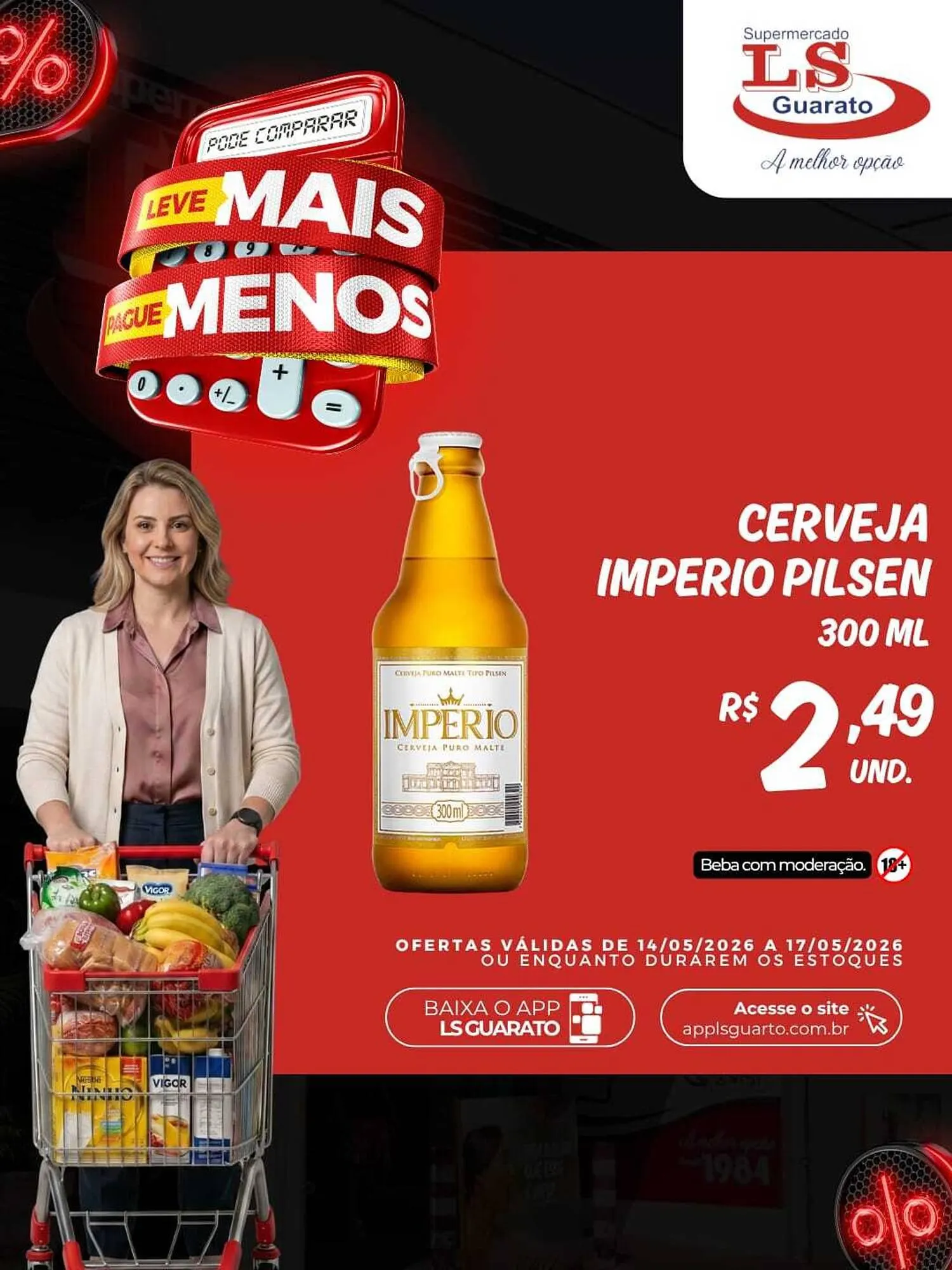 Encarte de Catálogo Supermercado LS Guarato 14 de maio até 17 de maio 2026 - Pagina 3