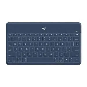 (Reembalado) Teclado Ultra portátil Logitech para iPad, Keys-To-Go, Azul