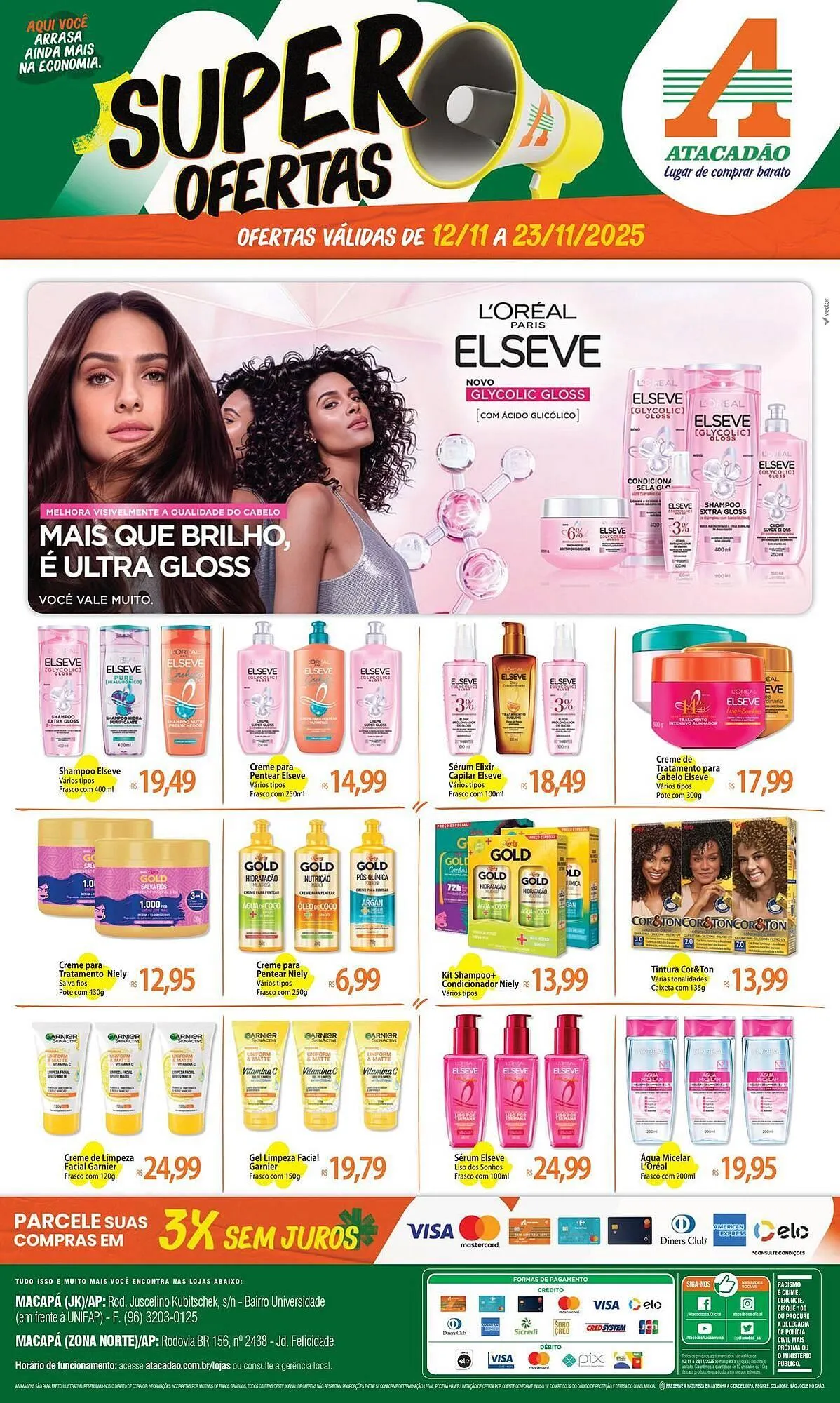 Encarte de Folheto Atacadão 12 de novembro até 23 de novembro 2025 - Pagina 1