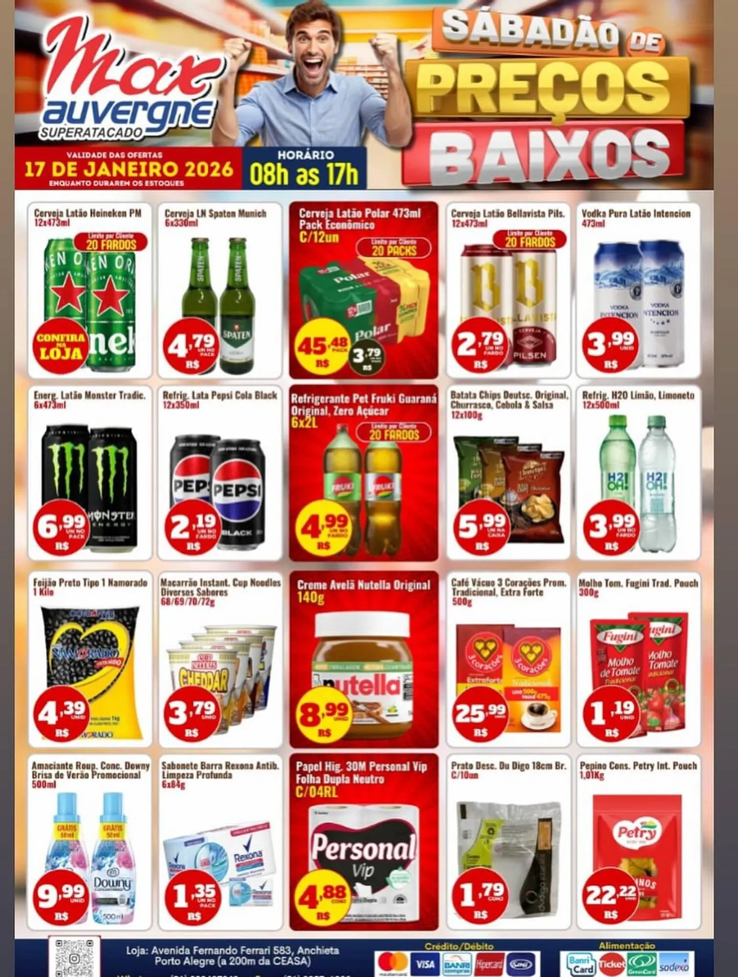 Encarte de Catálogo Max Auvergne Superatacado 17 de janeiro até 17 de janeiro 2026 - Pagina 1