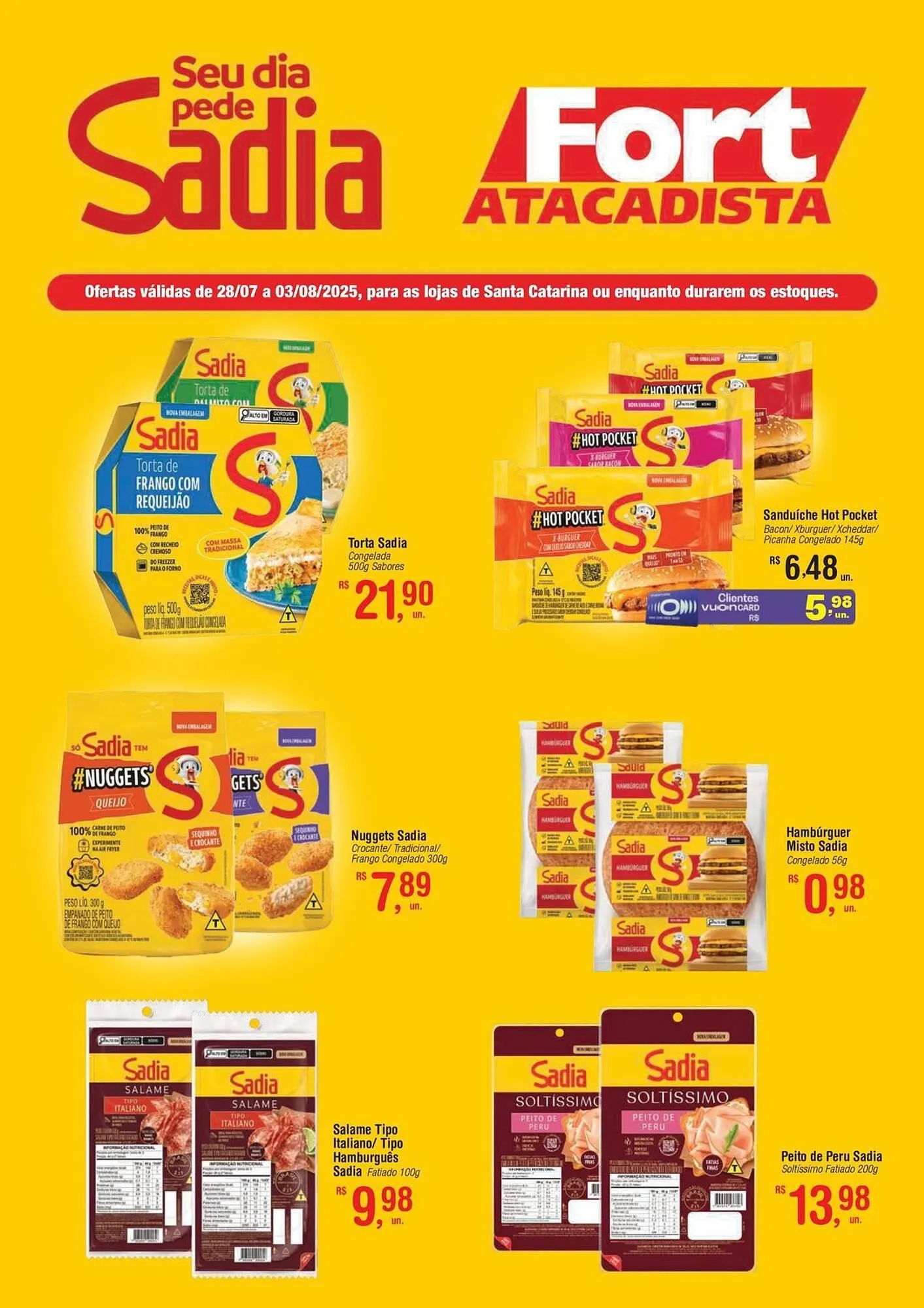 Encarte de Catálogo Fort Atacadista 28 de julho até 3 de agosto 2025 - Pagina 1