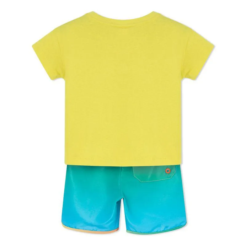 Conjunto Toddler Galaxy Rainbow Amarelo