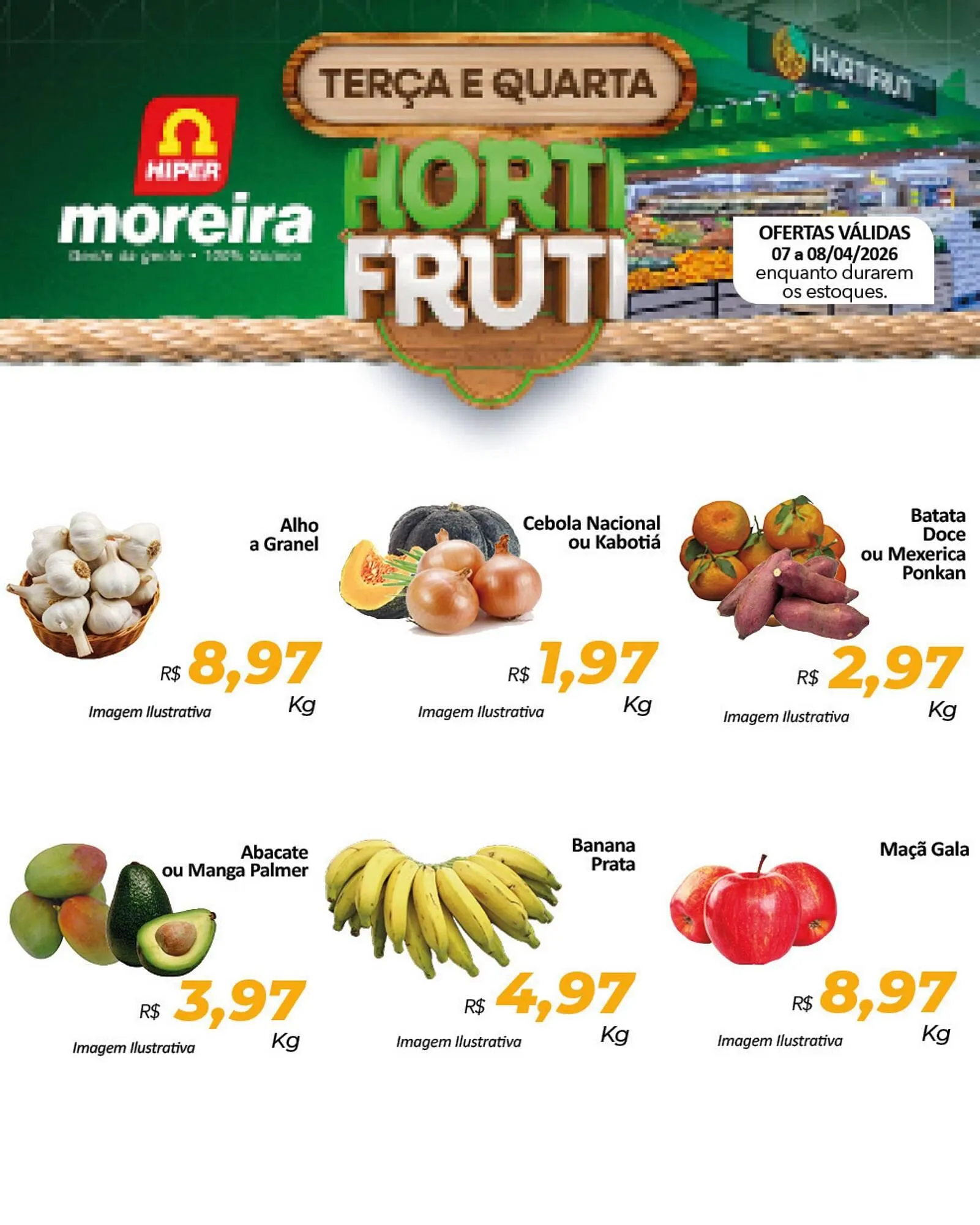 Encarte de Catálogo Hiper Moreira 7 de abril até 8 de abril 2026 - Pagina 1
