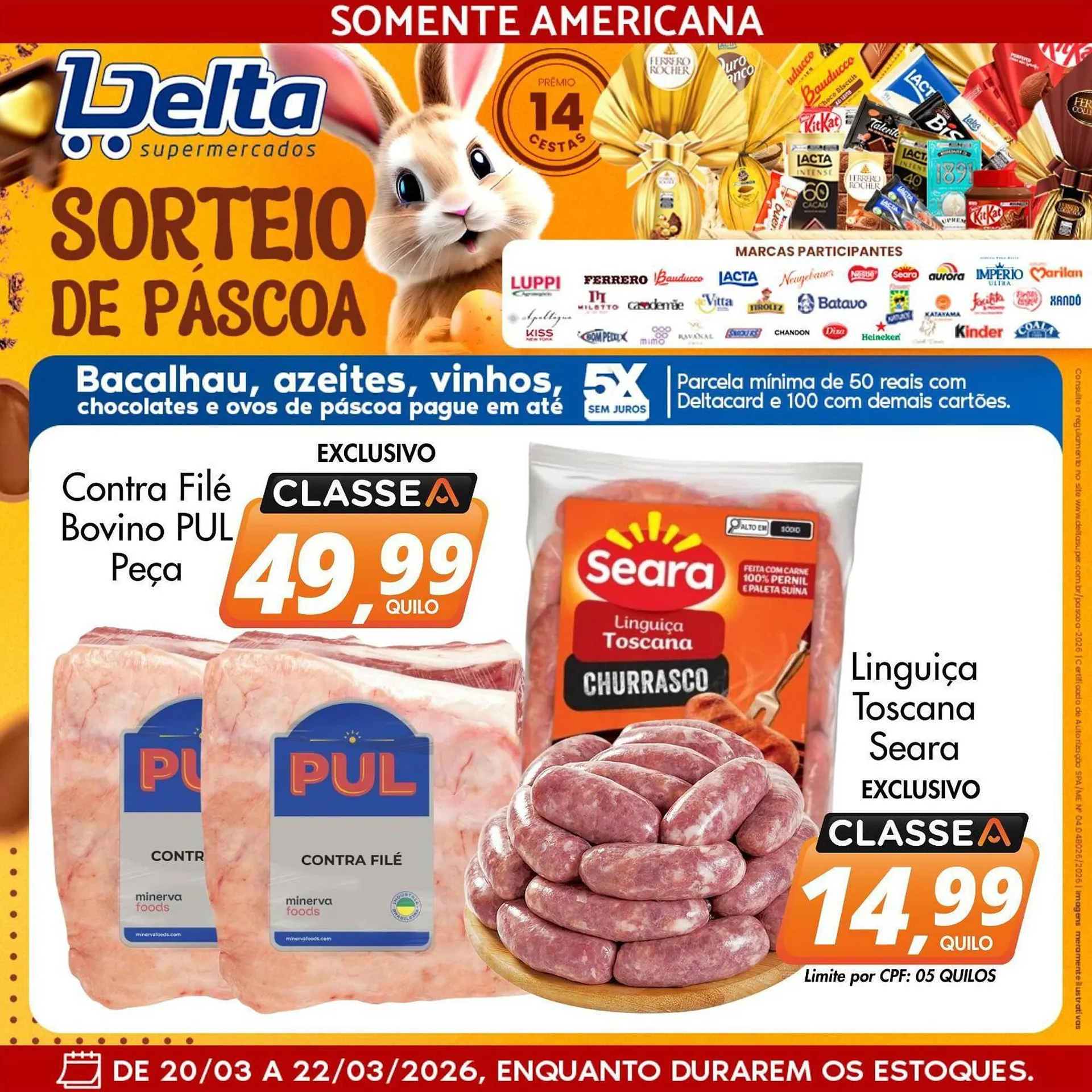 Encarte de Catálogo Delta Supermercados 20 de março até 22 de março 2026 - Pagina 3